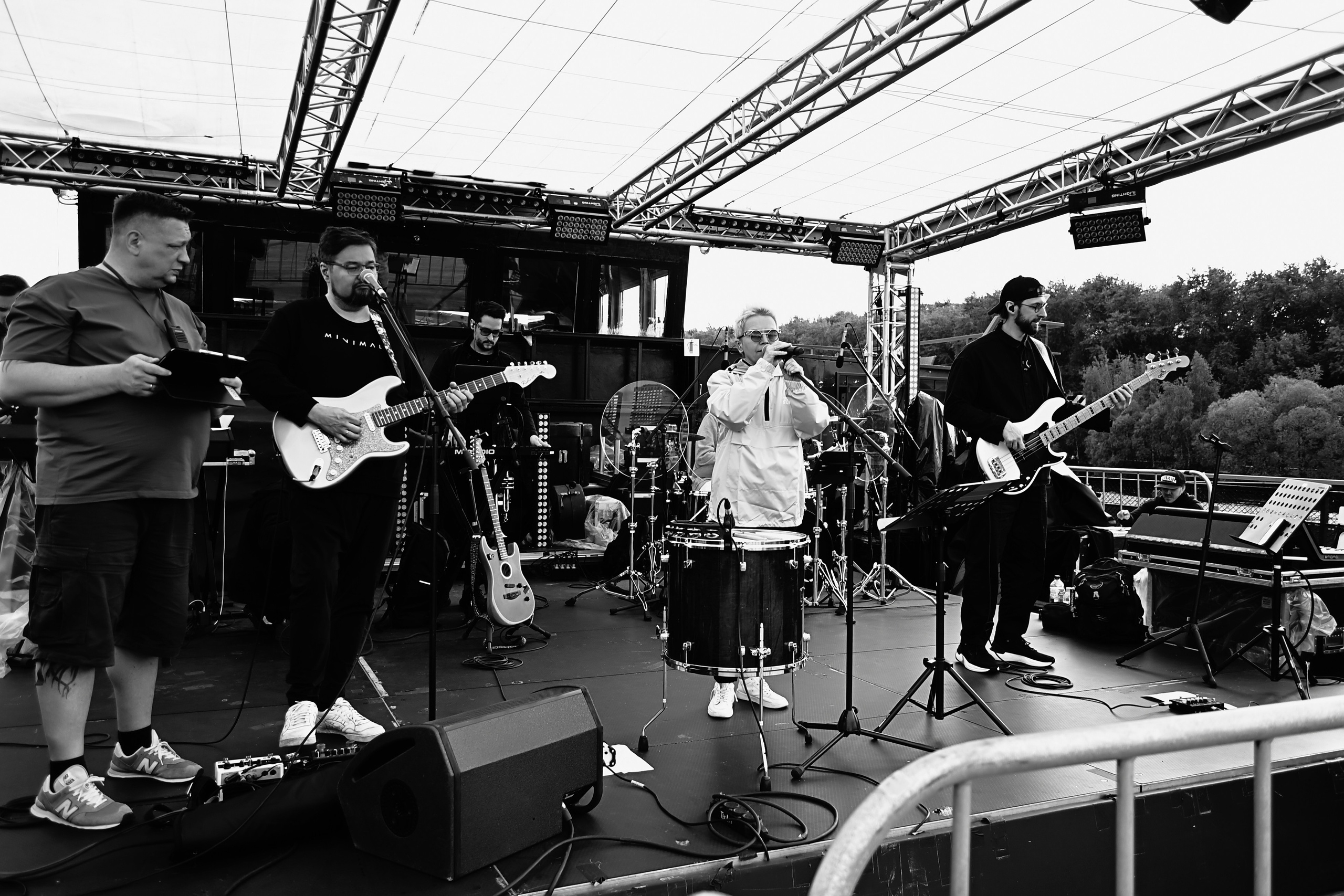 Светлана Сурганова и оркестр. Летник на корабле. Репетиция перед концертом. Москва, 21.08.2025. Фотограф в Москве, Оксана Ребристая