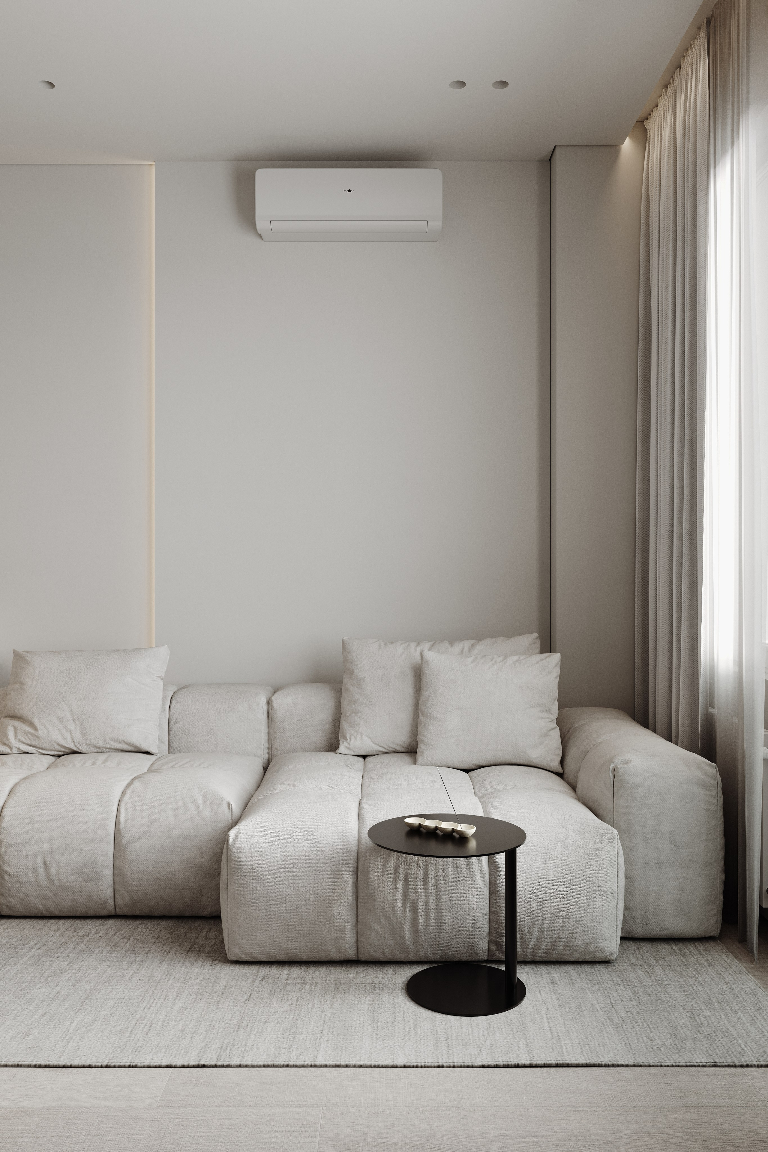 «Manhattan» | Kitchen & Living room. Середа Юлия | Визуализация