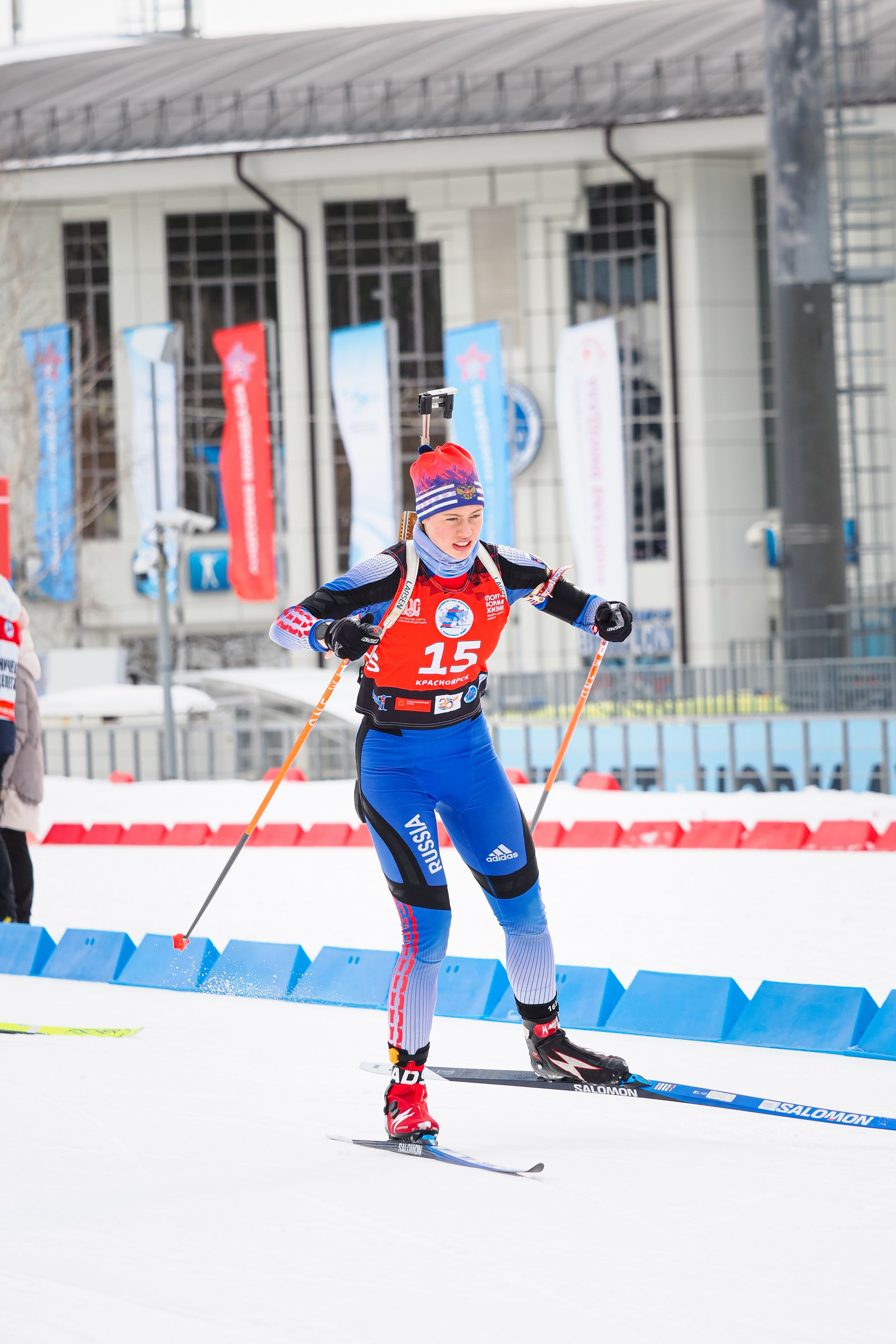 Биатлон / Первенство России. Репортажный фотограф Алексей Козьмин