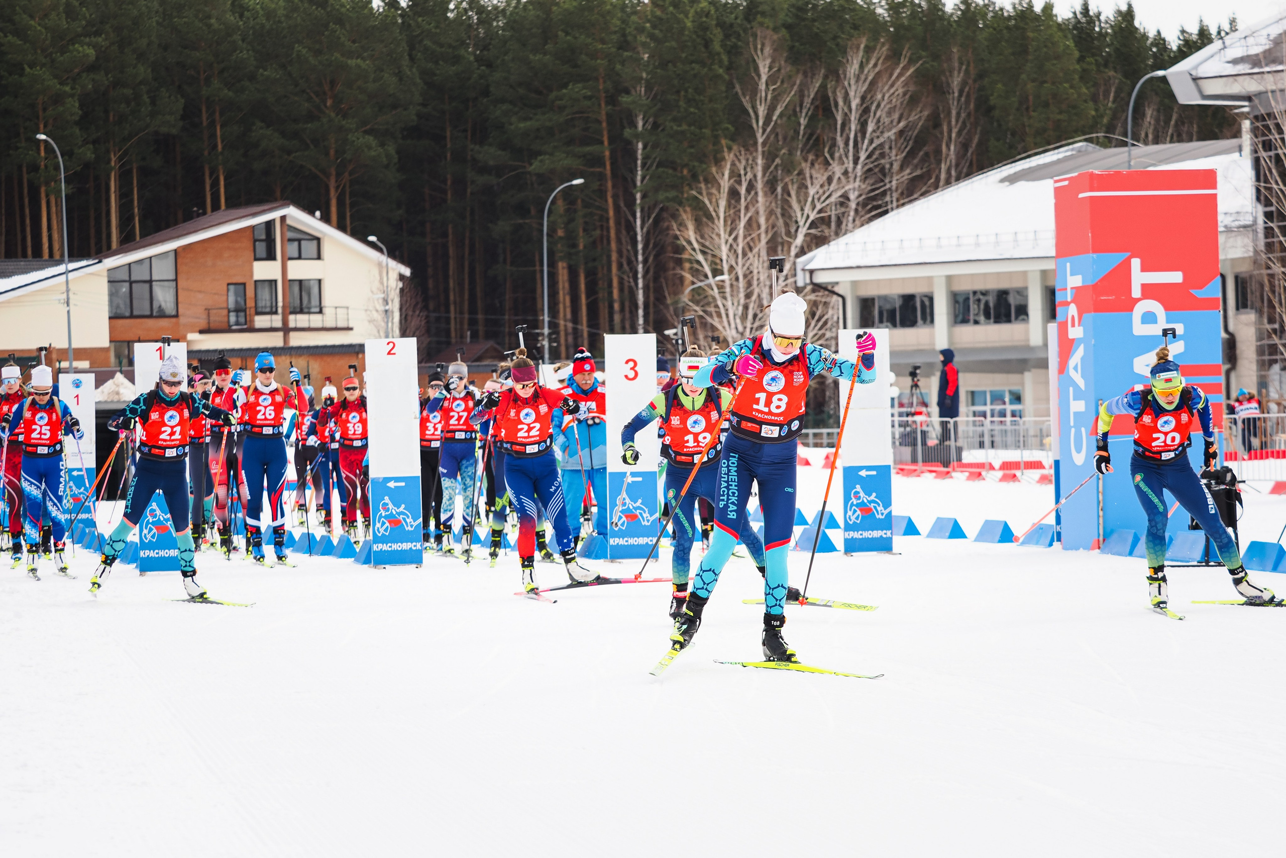 Биатлон / Первенство России. Репортажный фотограф Алексей Козьмин