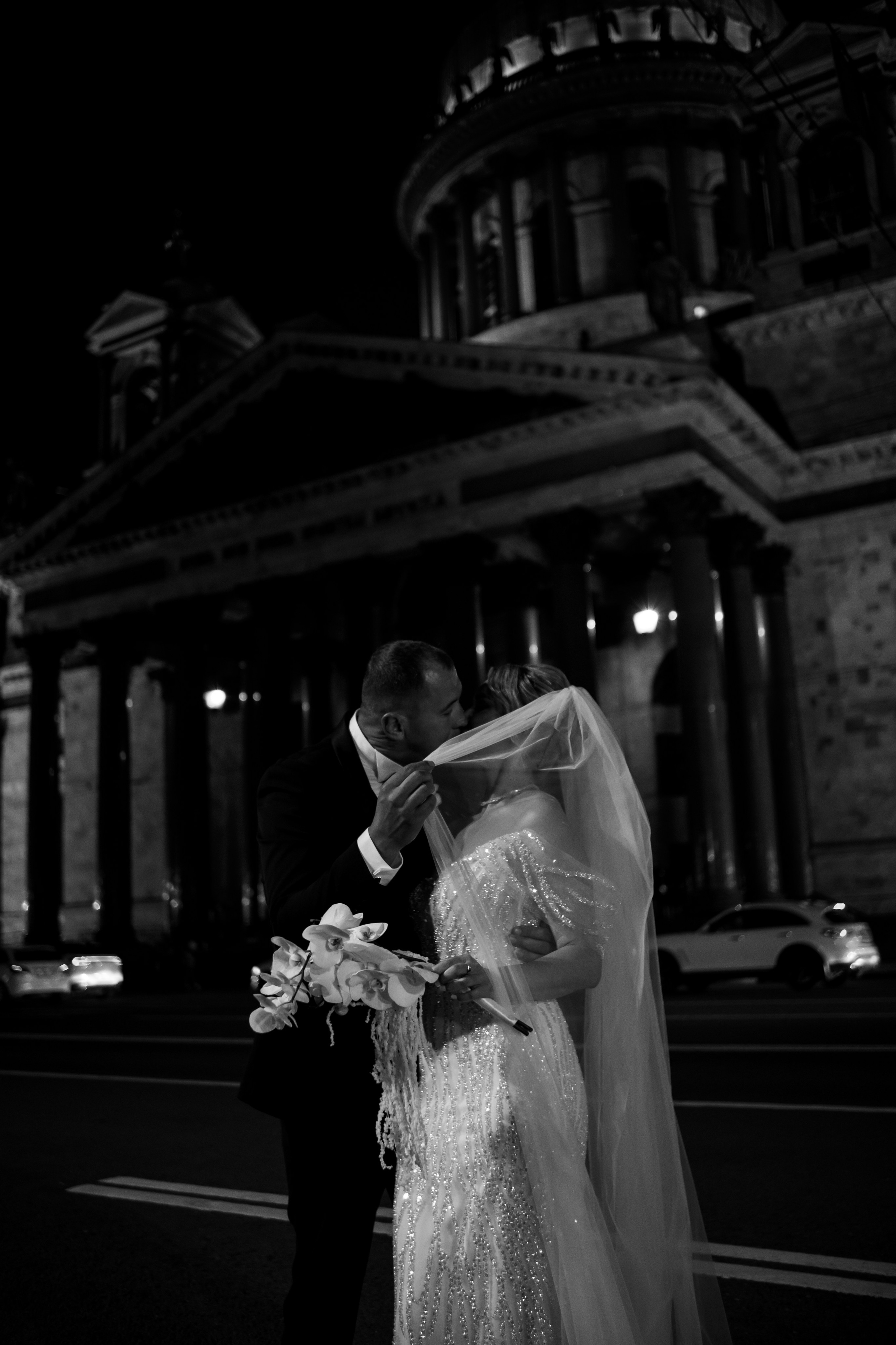 Свадебная вечерняя фотосессия. Портретный и репортажный фотограф в Санкт-Петербурге | Валерия Кайряк