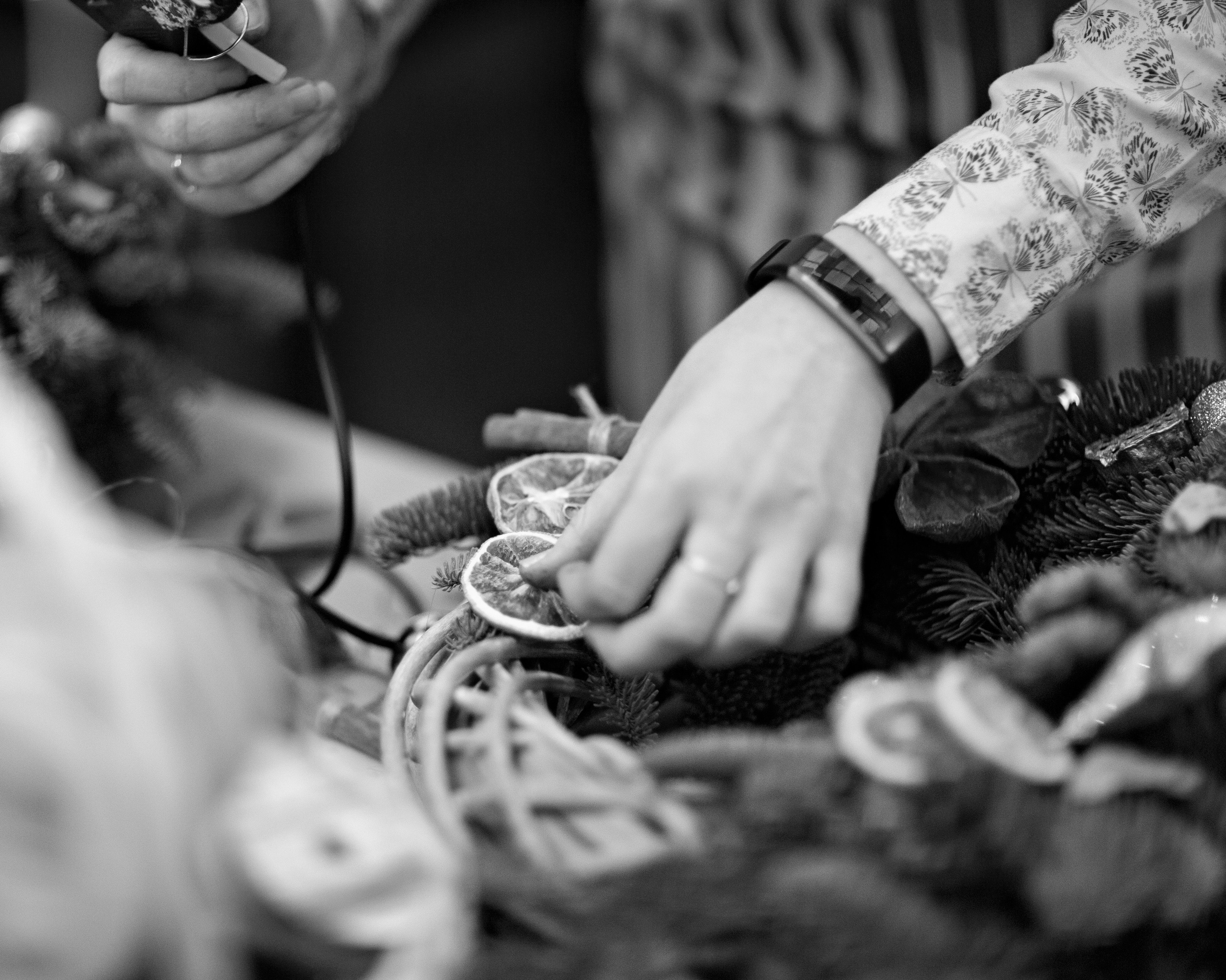 МК Рождественский венок. Семейный и детский фотограф в Москве Юлия