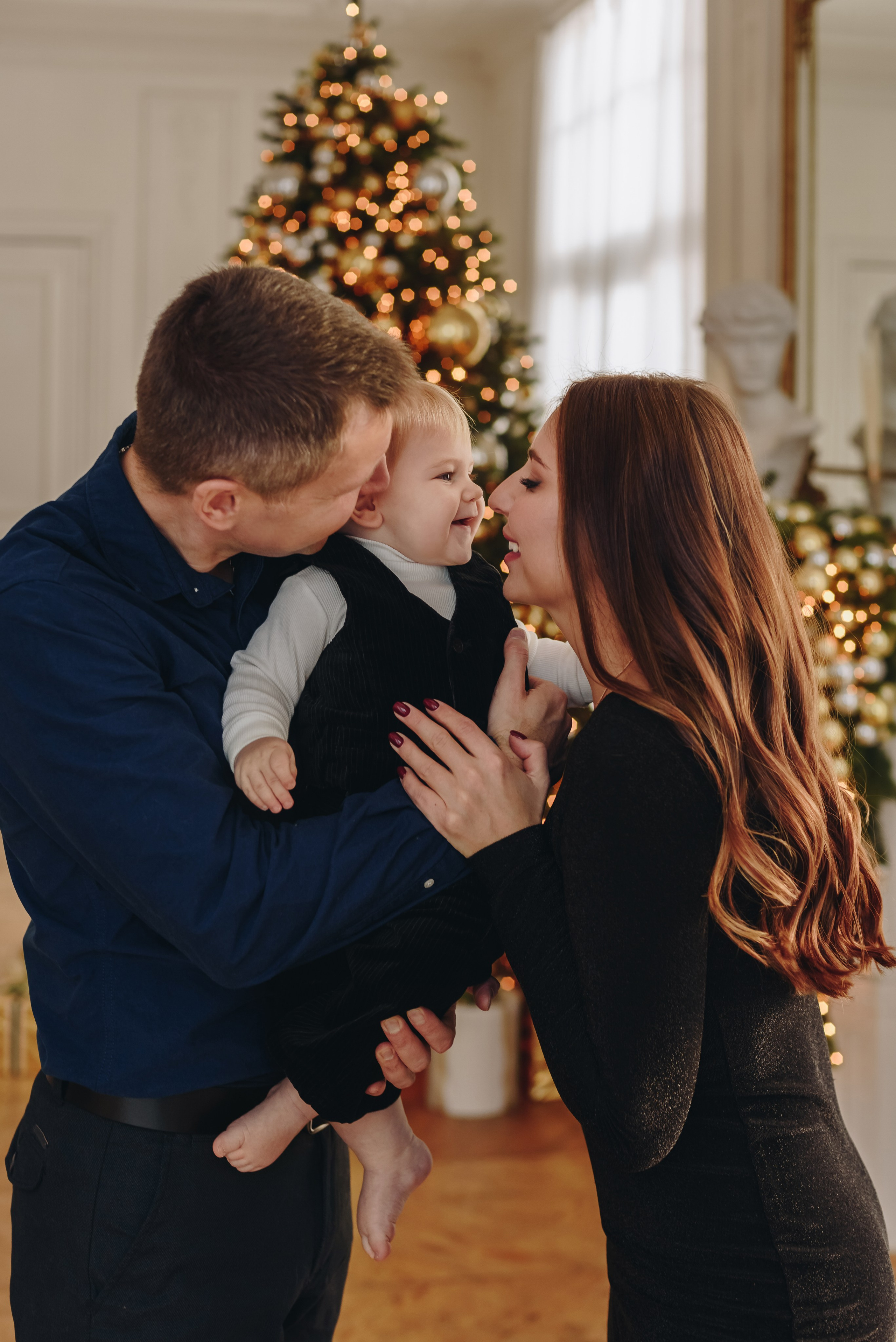 Новогодняя фотосессия в фотостудии. Фотограф Юлия Кондратьева