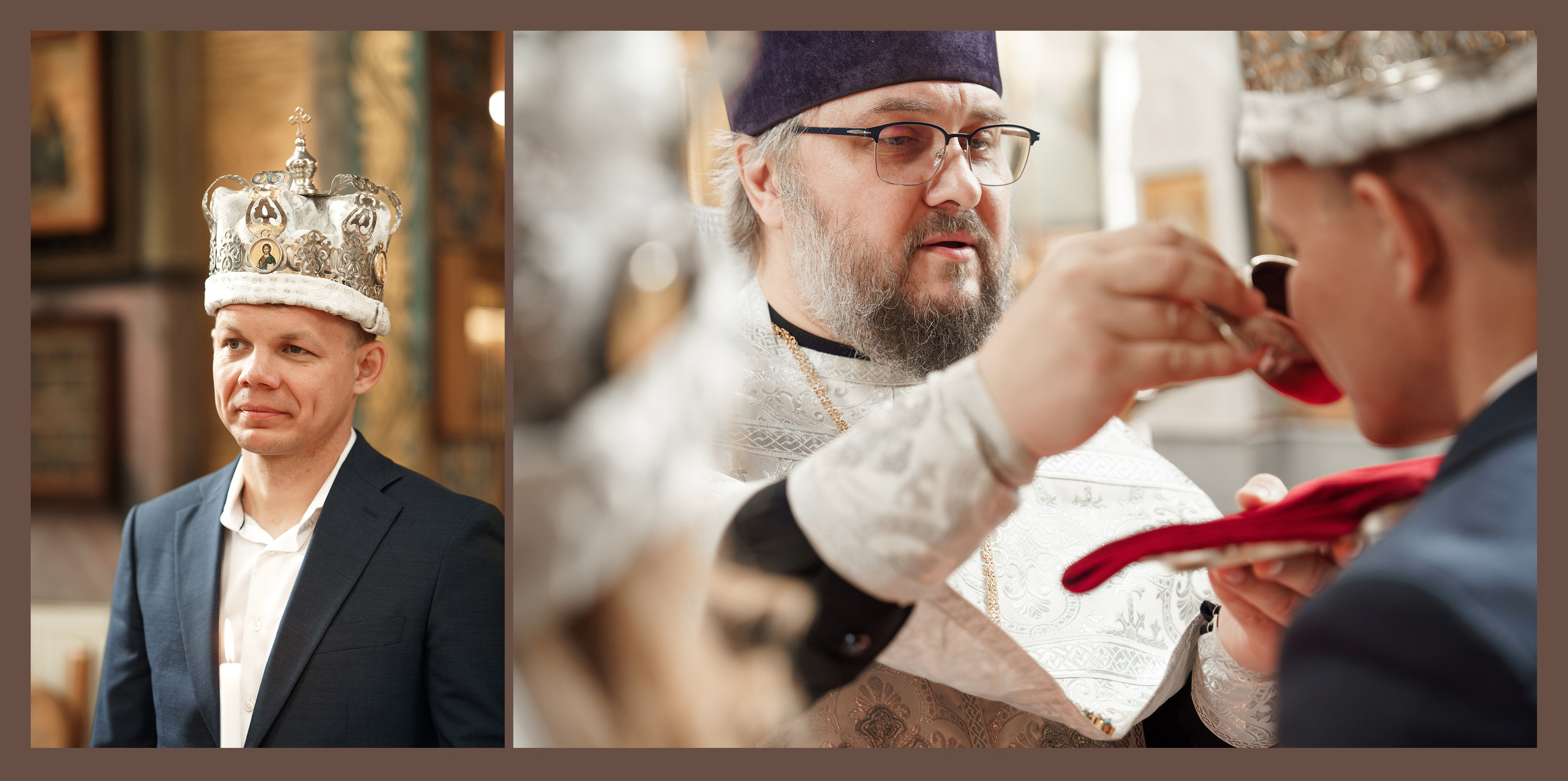 Храм Святого Великомученика Георгия Победоносца на Поклонной Горе, венчание 