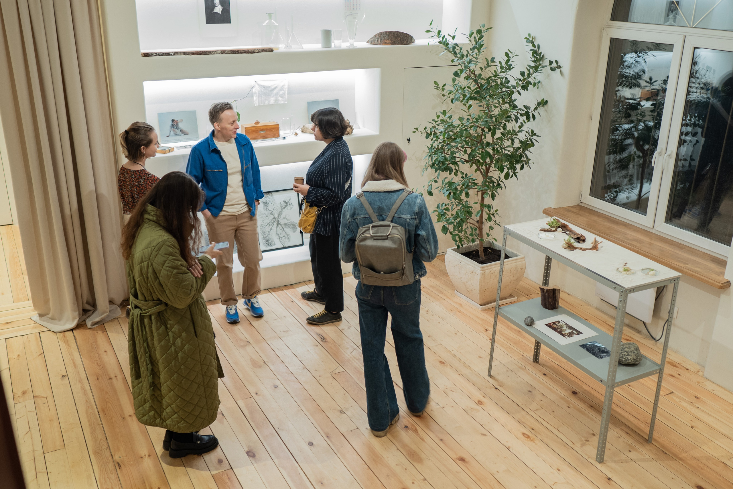 Открытие выставки в галерее ¾. Фотограф Дарья Морозова