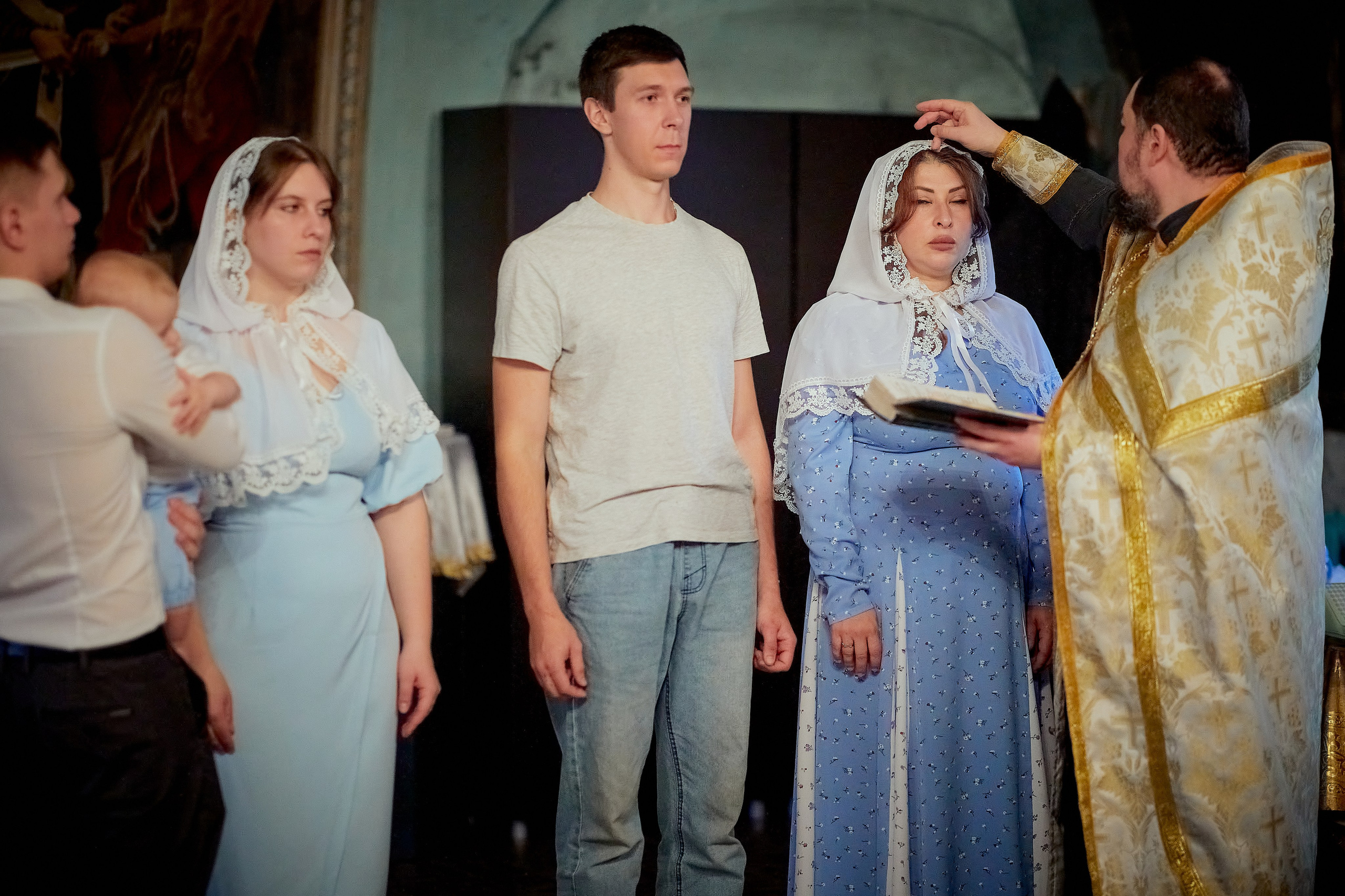 Крещение Егорушки. Семейный и детский фотограф в Ярославле Юлия Галашина