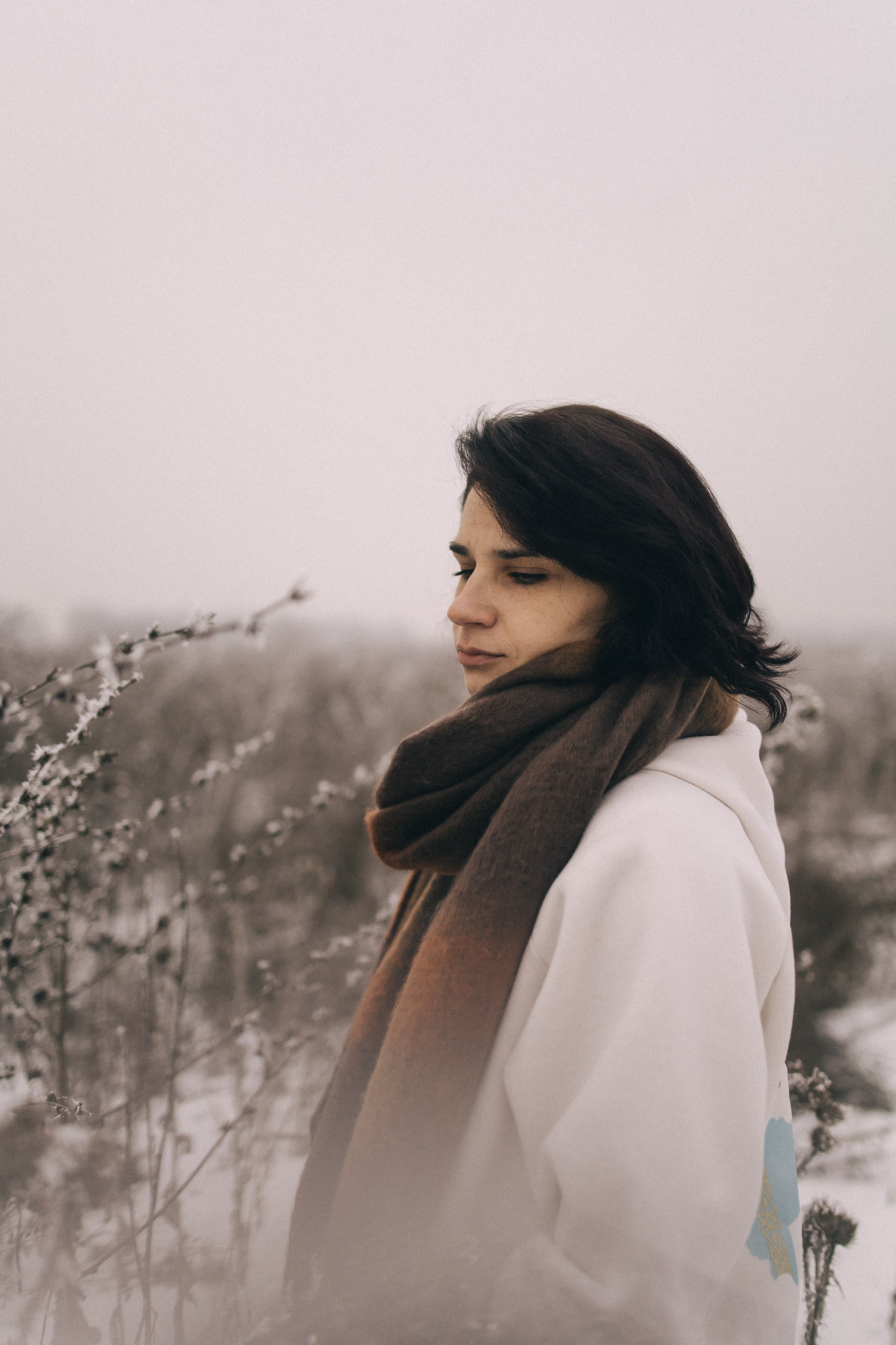 Ксю и снег / Алматы. Фотограф Наталья Гончарова. Снимаю живые портреты в Алматы