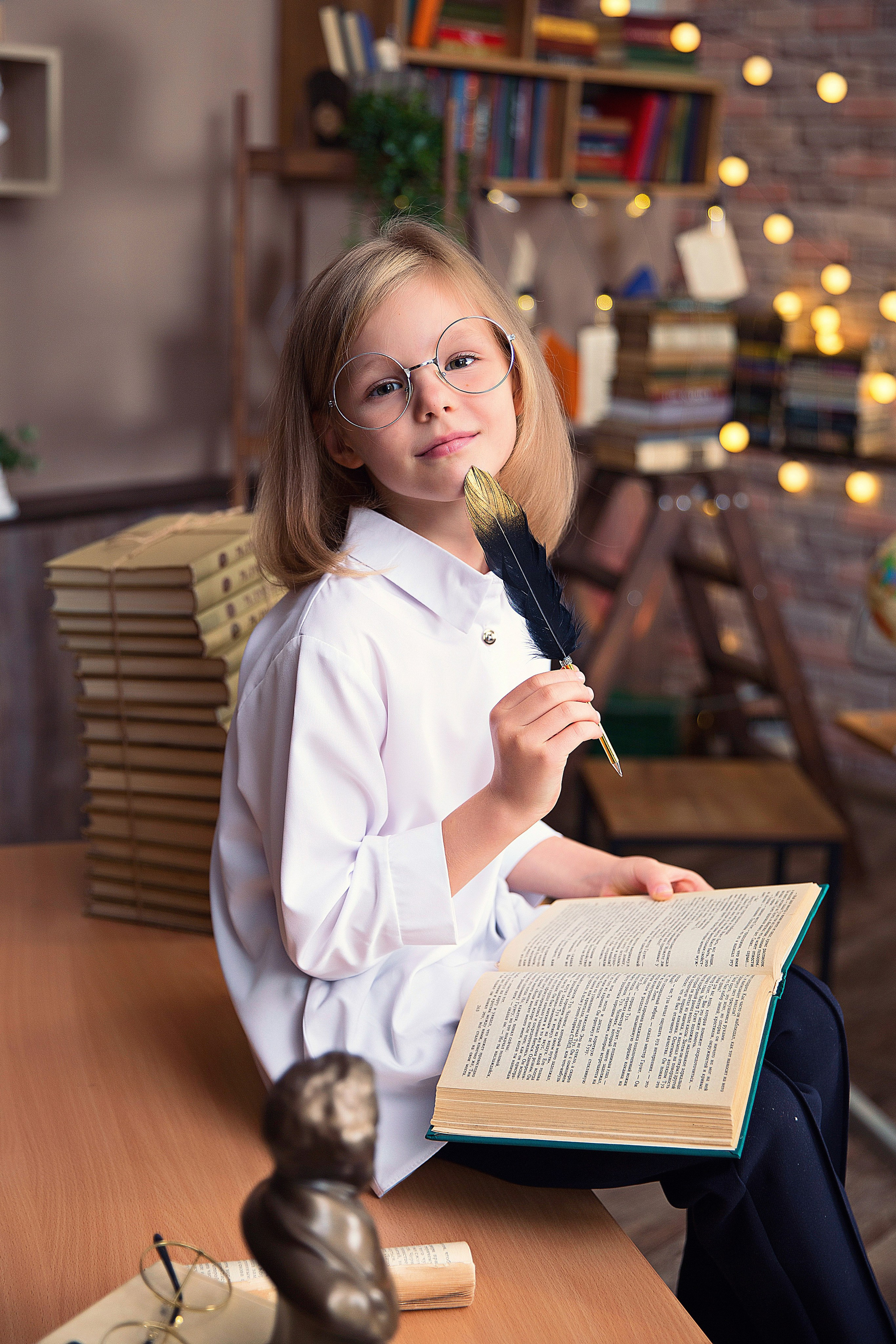Индивидуальные фотосессии школьников. Детский школьный фотограф в Кемерово Зиновьева Екатерина