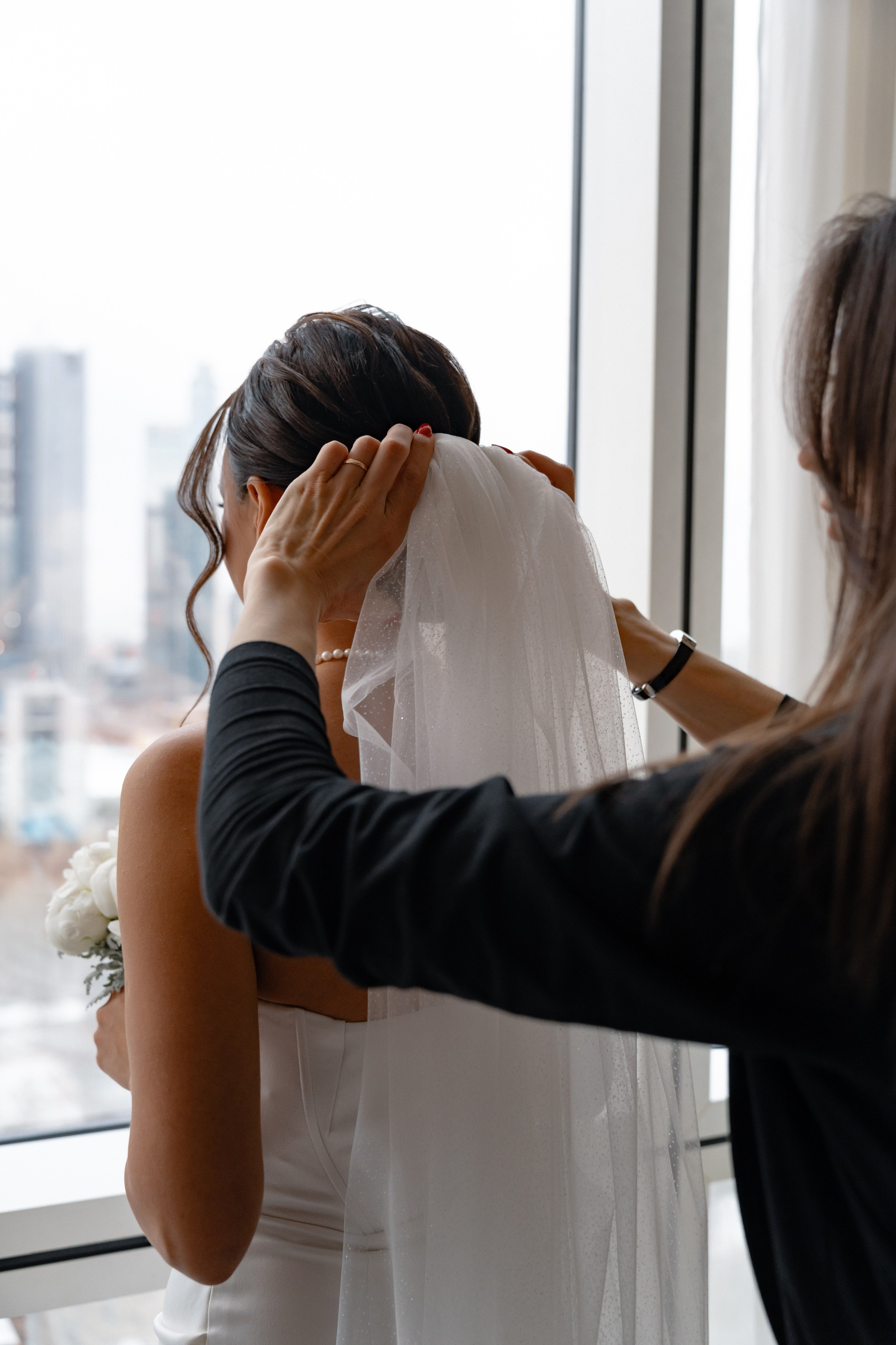 Свадебная фотосессия в отеле Plaza Garden Moscow WTC