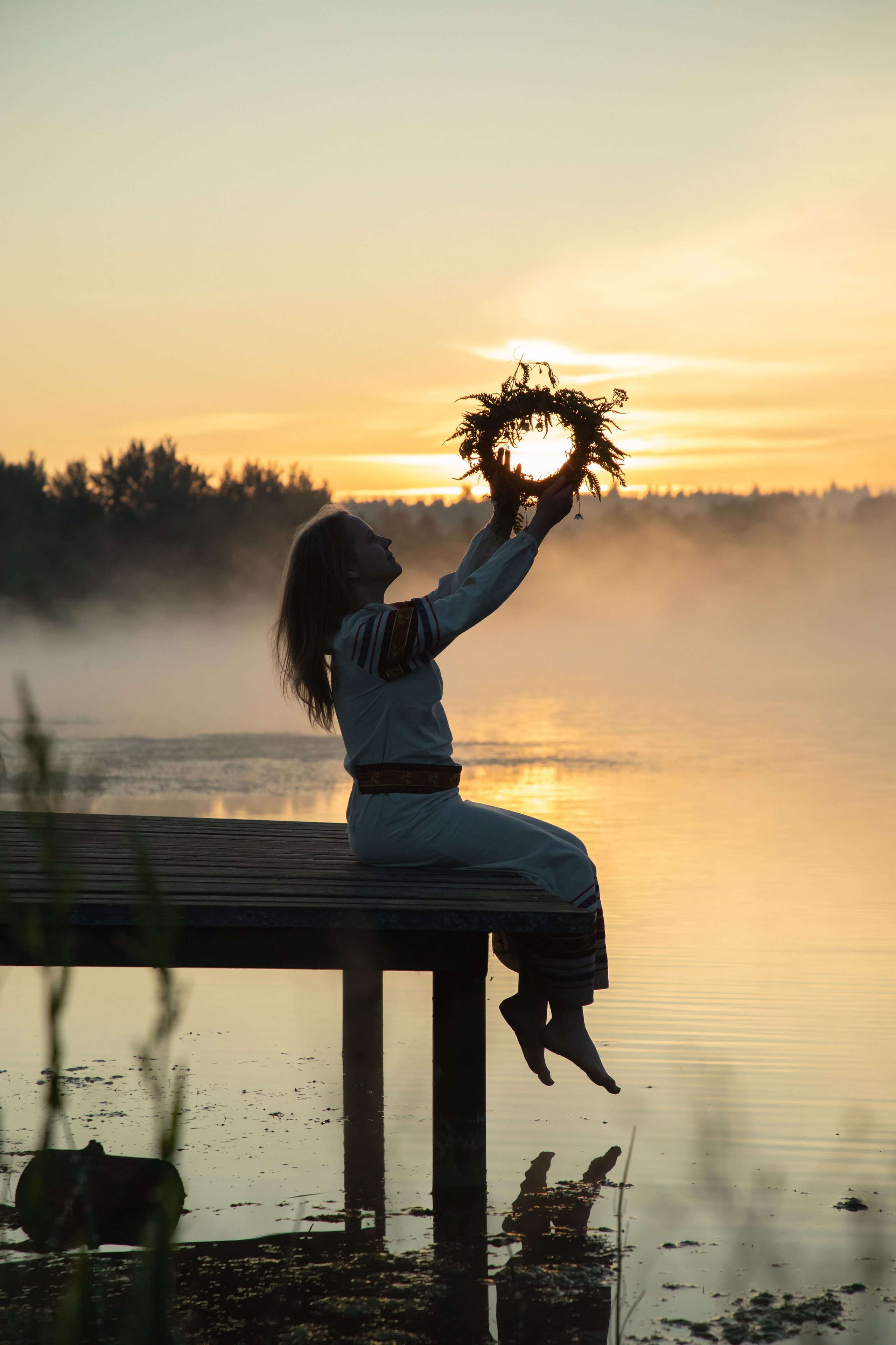 Купальская история на рассвете. Юлия Башкатова, сказочный фотограф, Москва