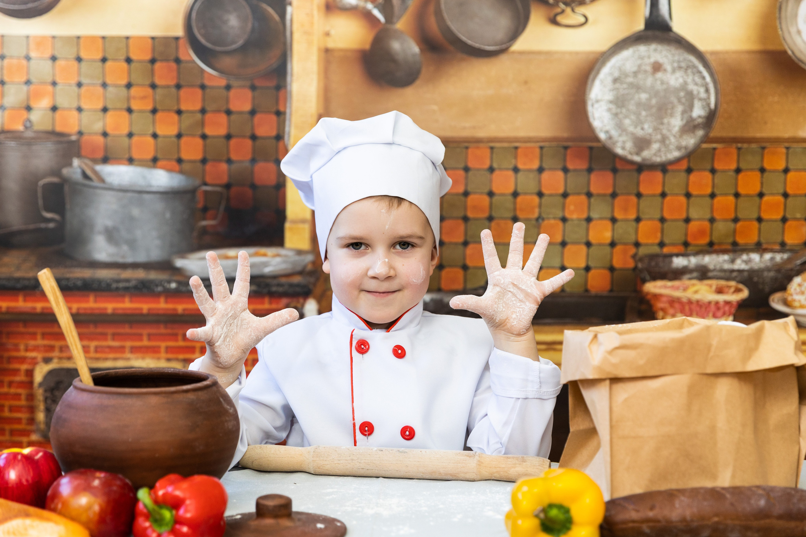 Тематическая «Поварята». Семейный, детский, школьный фотограф в Благовещенске Яна Белоусова