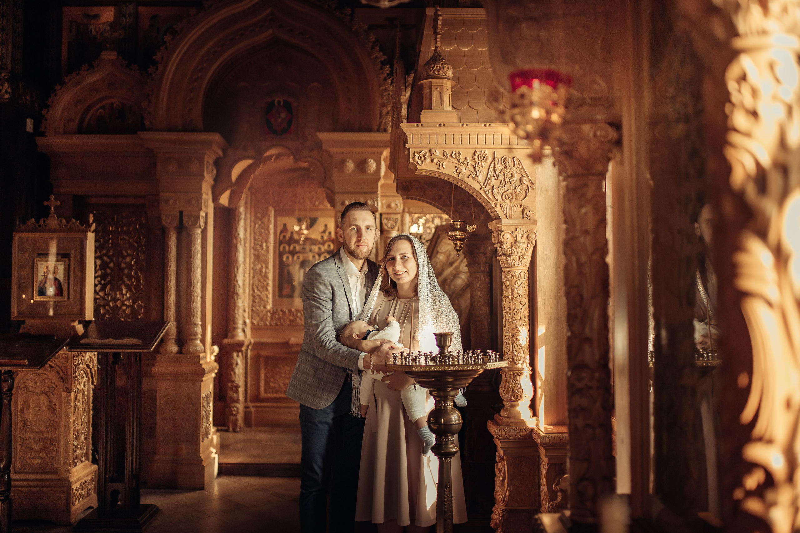 Крещение Михаила, Храм Серафима Саровского, Минск