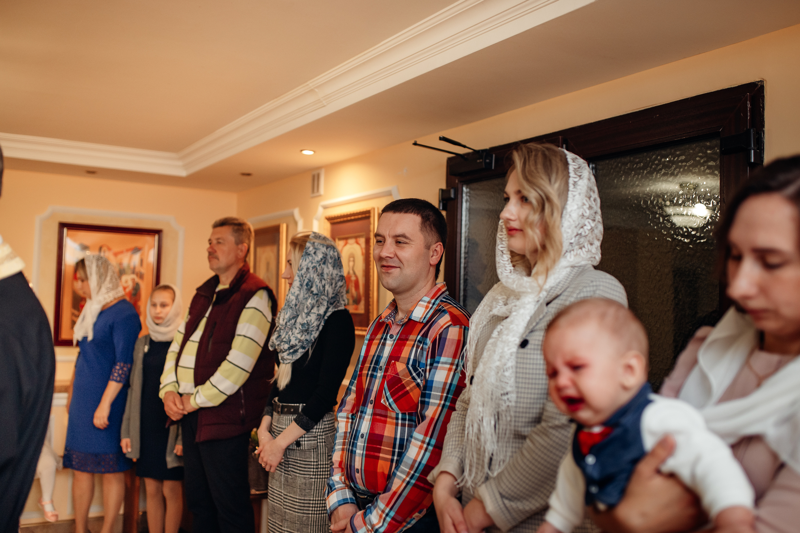 Крещение Михаила, Храм Серафима Саровского, Минск