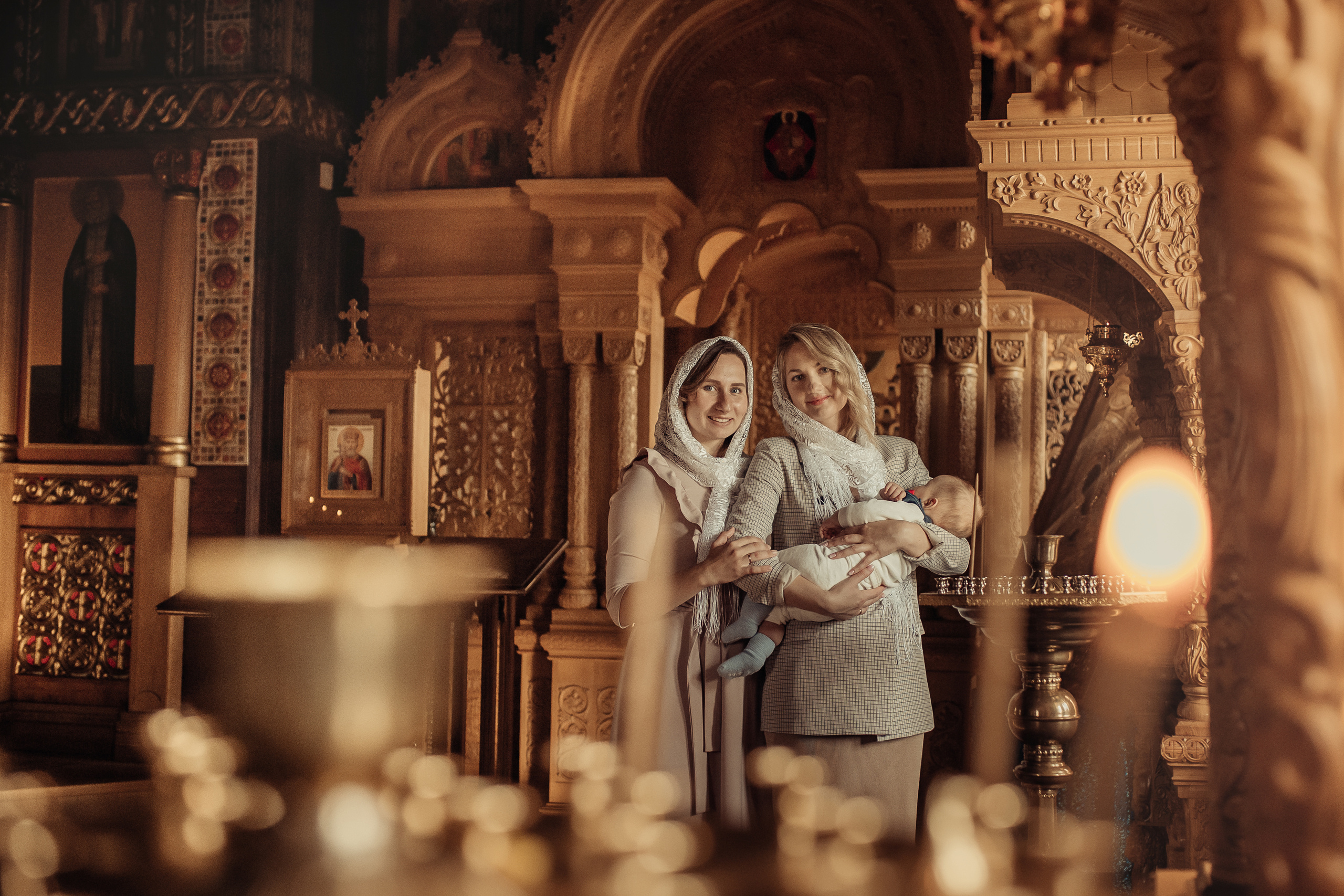 Крещение Михаила, Храм Серафима Саровского, Минск