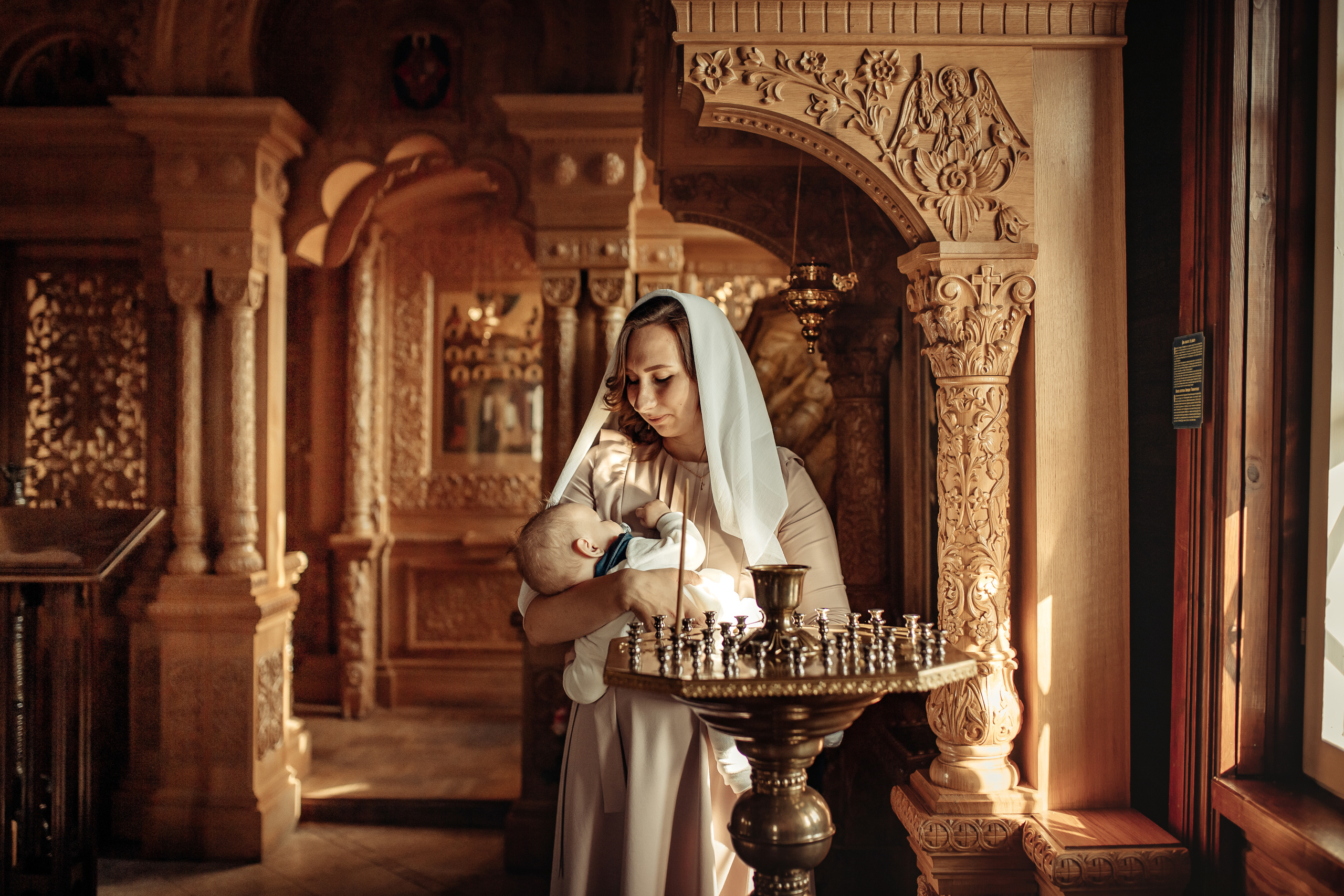 Крещение Михаила, Храм Серафима Саровского, Минск