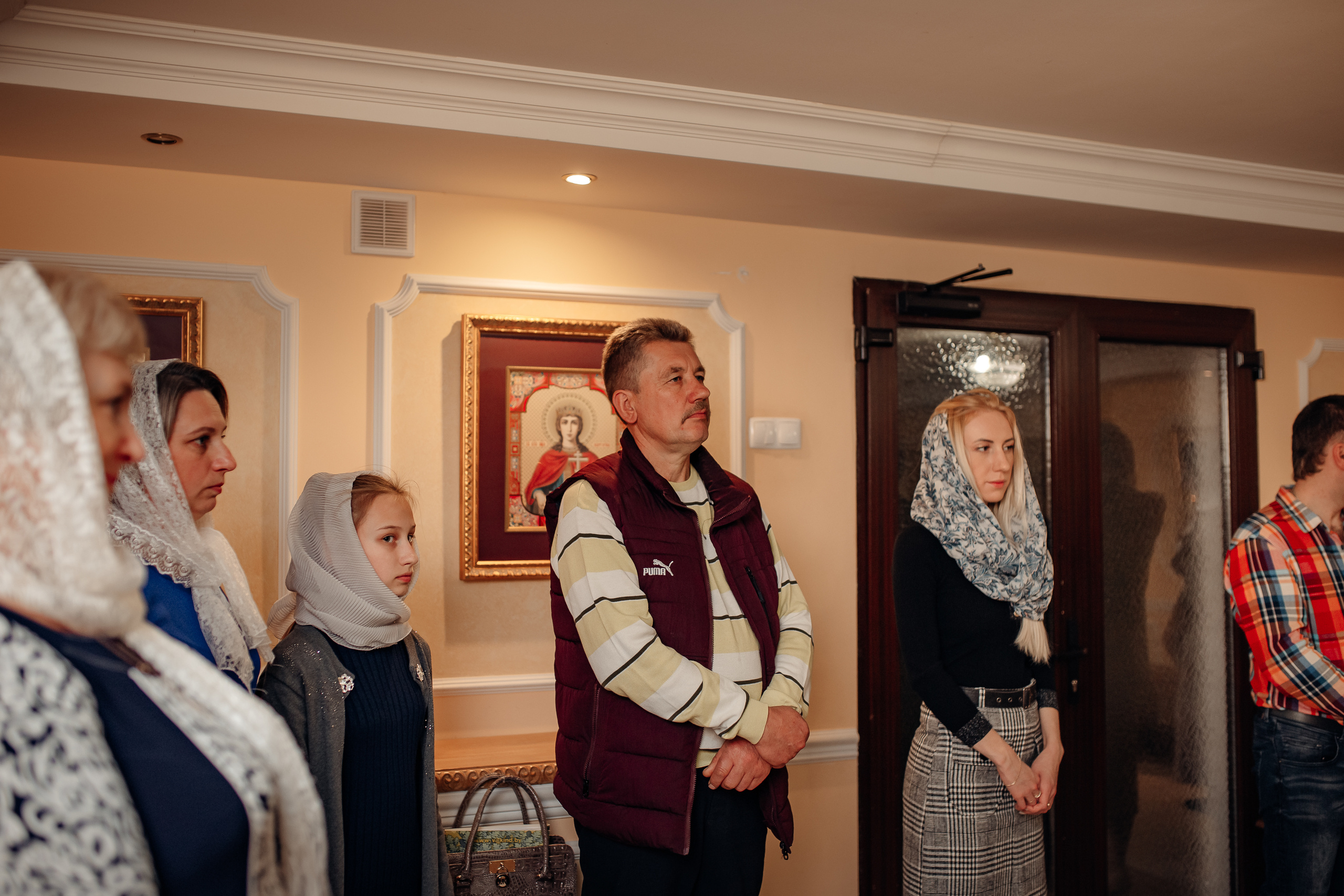 Крещение Михаила, Храм Серафима Саровского, Минск