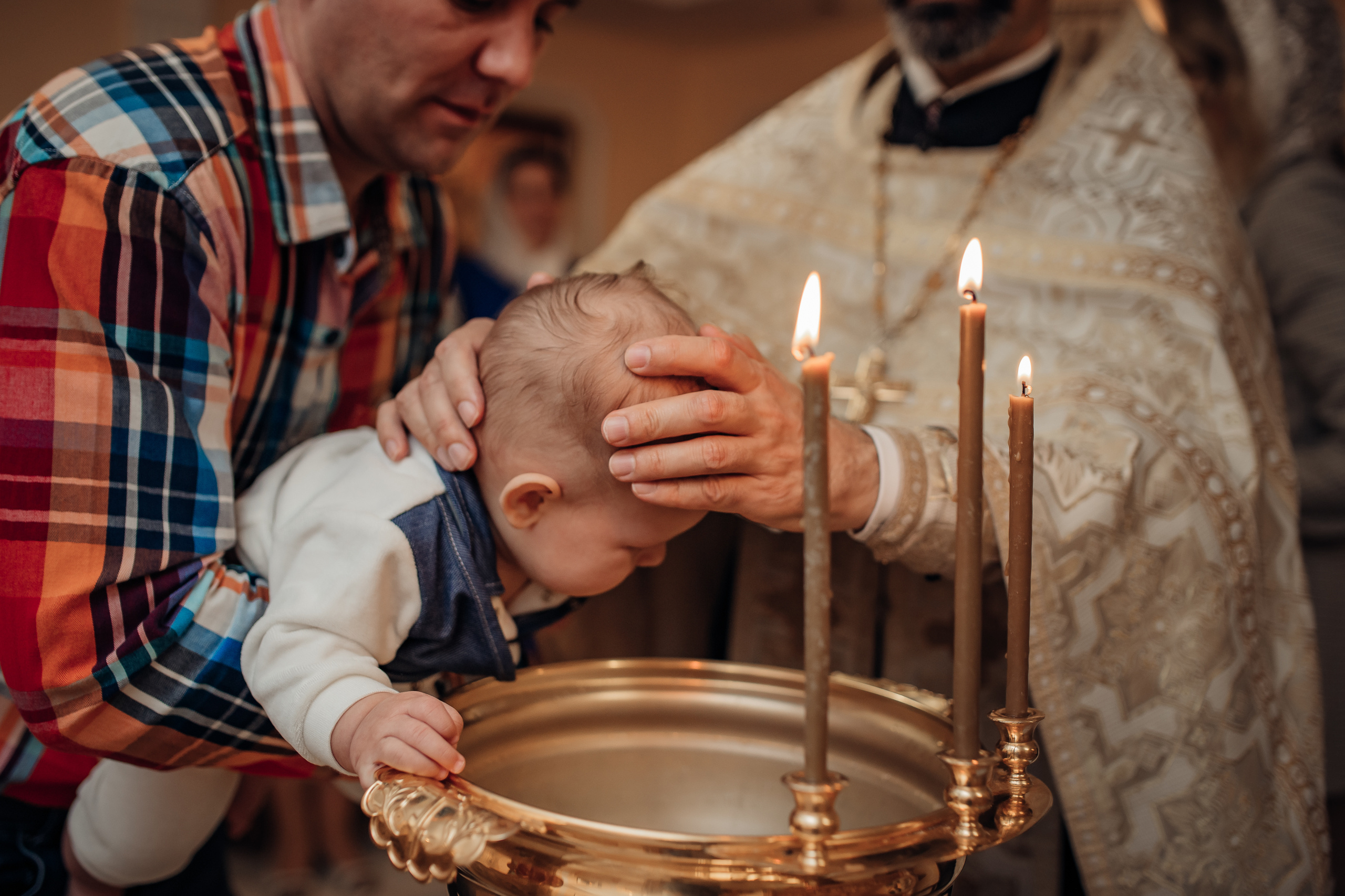 Крещение Михаила, Храм Серафима Саровского, Минск