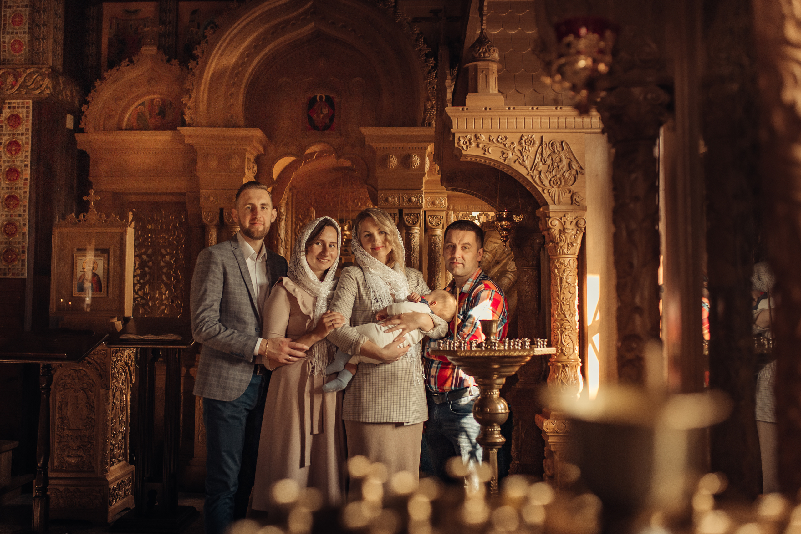 Крещение Михаила, Храм Серафима Саровского, Минск