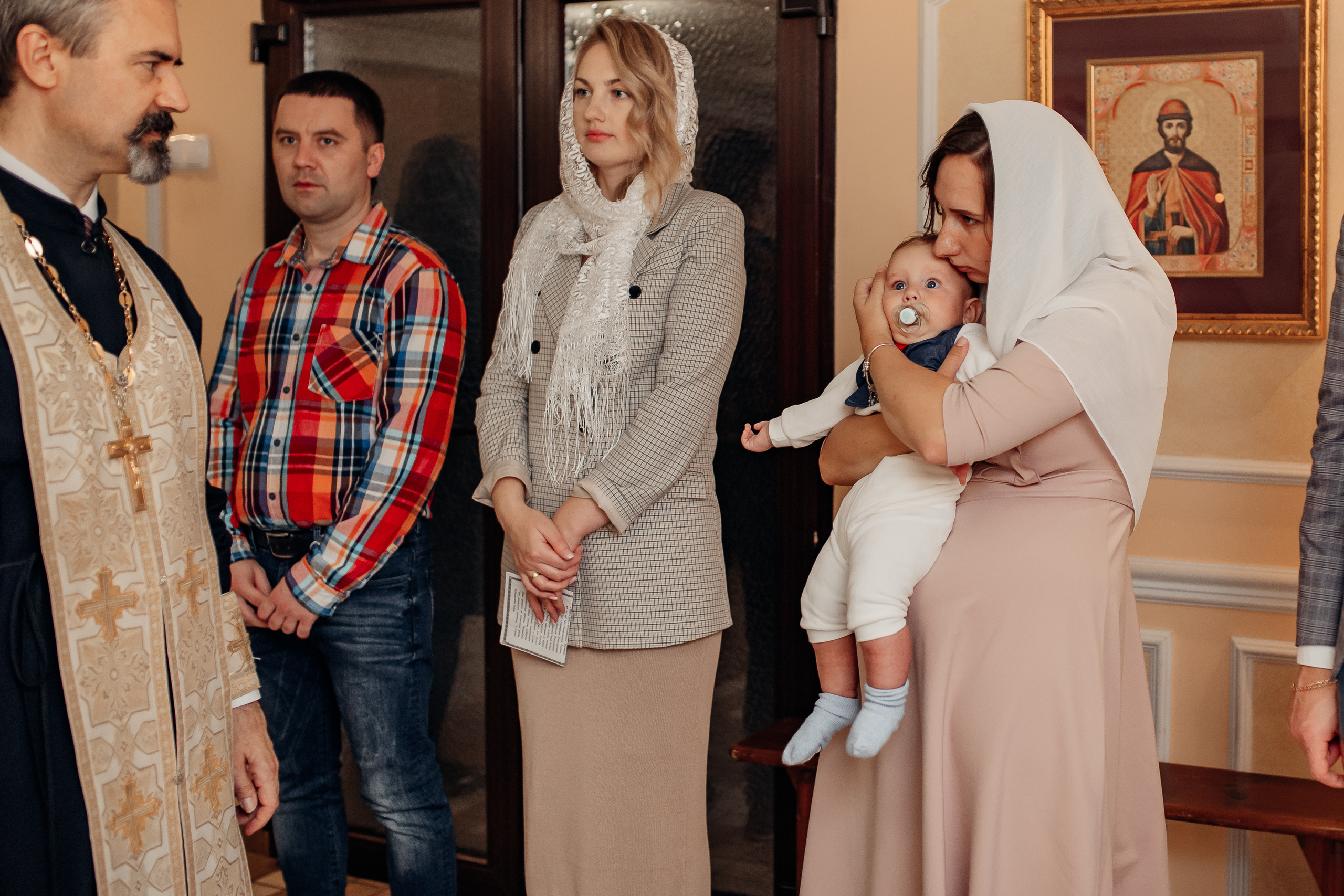 Крещение Михаила, Храм Серафима Саровского, Минск