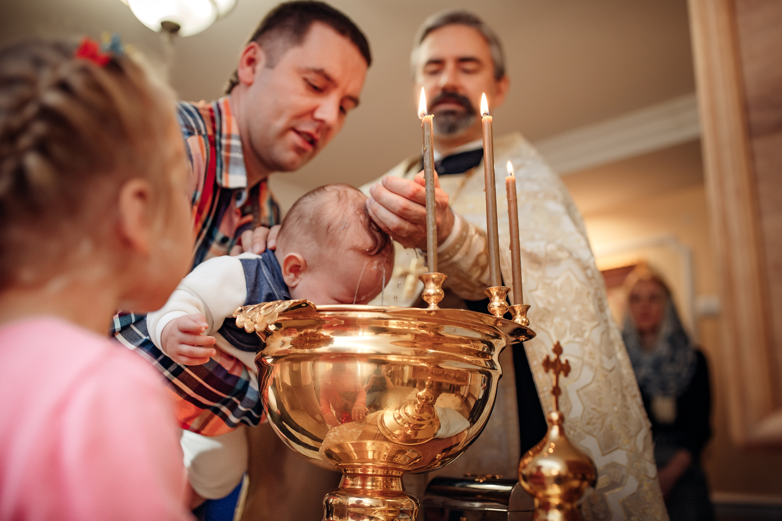 Крещение Михаила, Храм Серафима Саровского, Минск