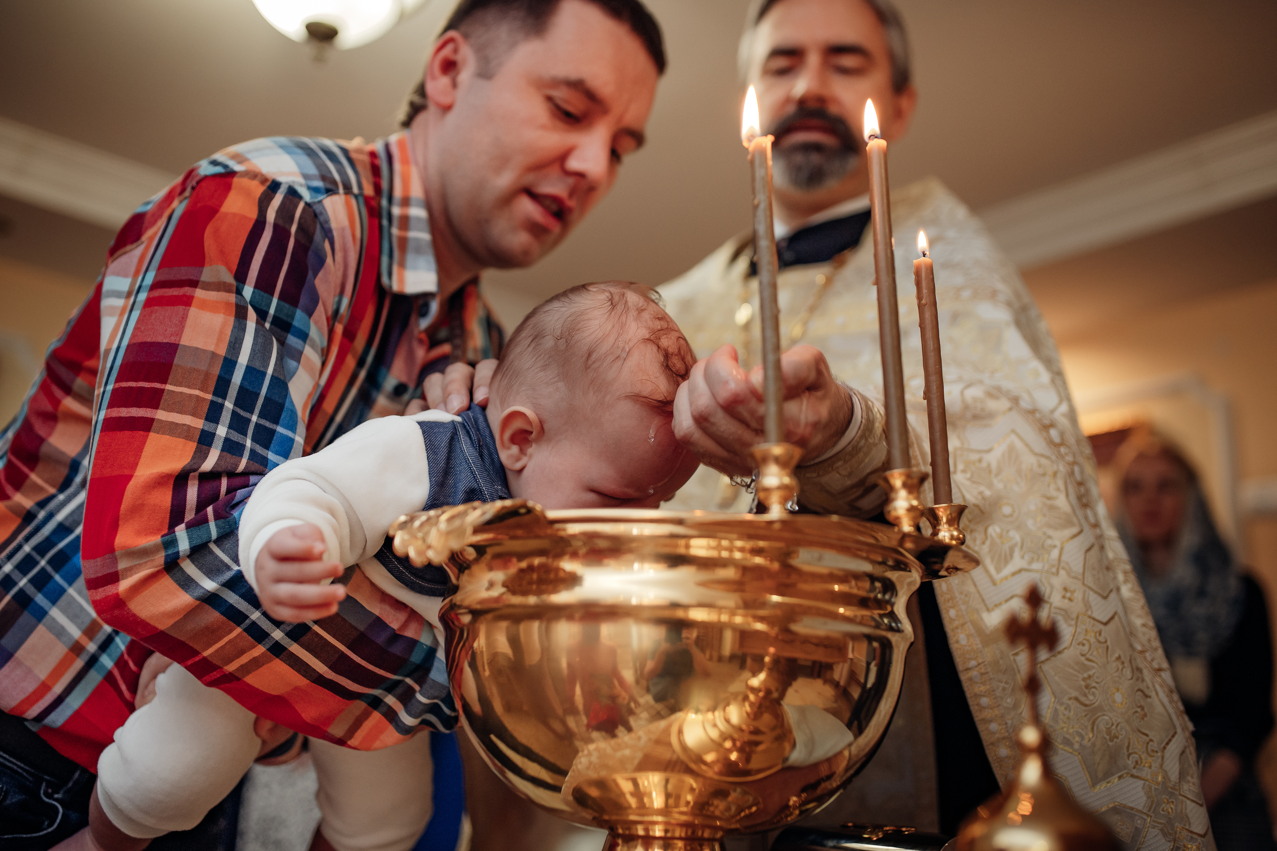 Крещение Михаила, Храм Серафима Саровского, Минск