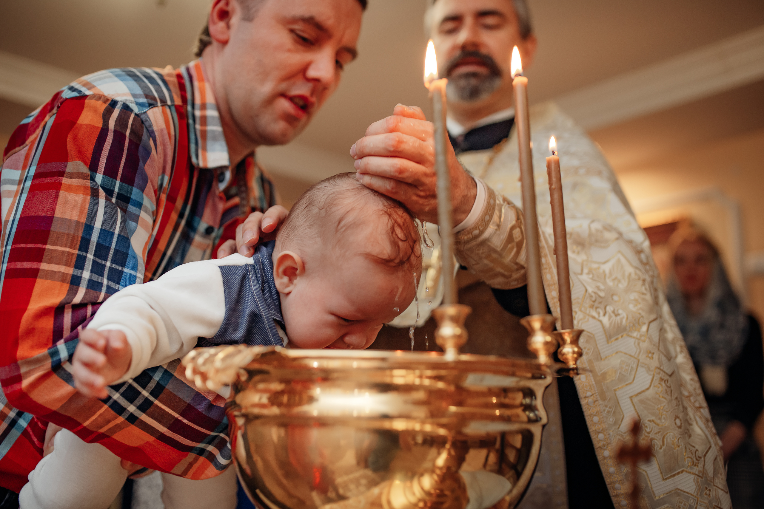 Крещение Михаила, Храм Серафима Саровского, Минск