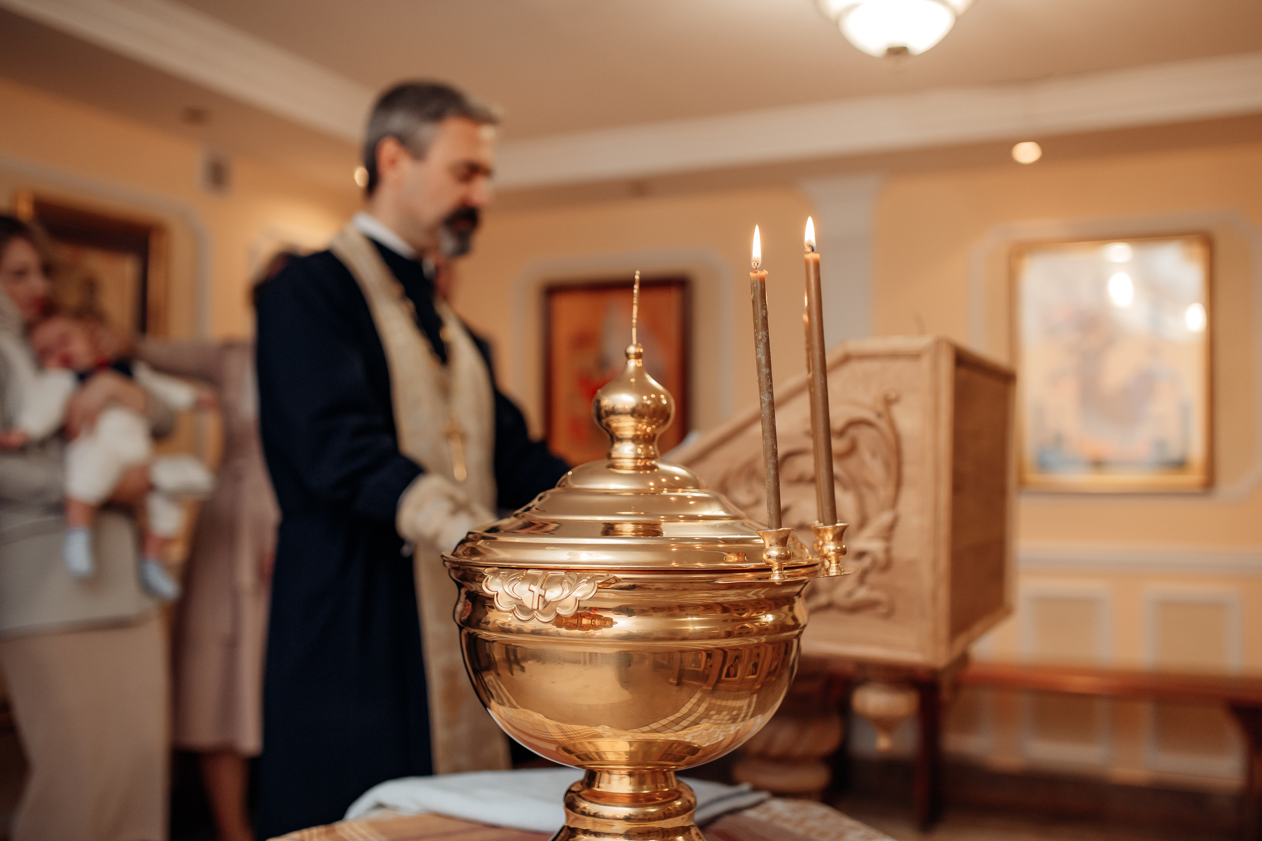 Крещение Михаила, Храм Серафима Саровского, Минск