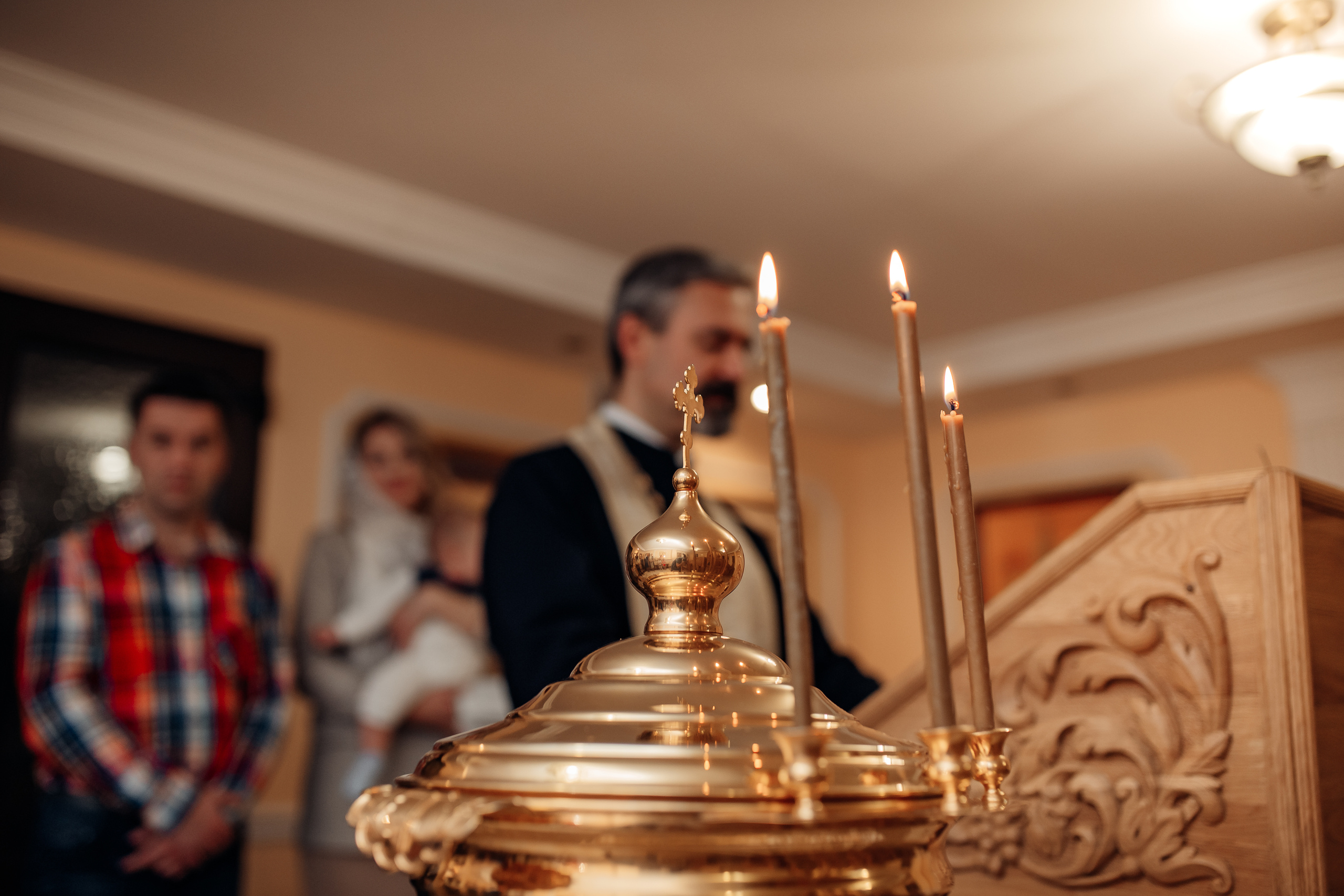 Крещение Михаила, Храм Серафима Саровского, Минск