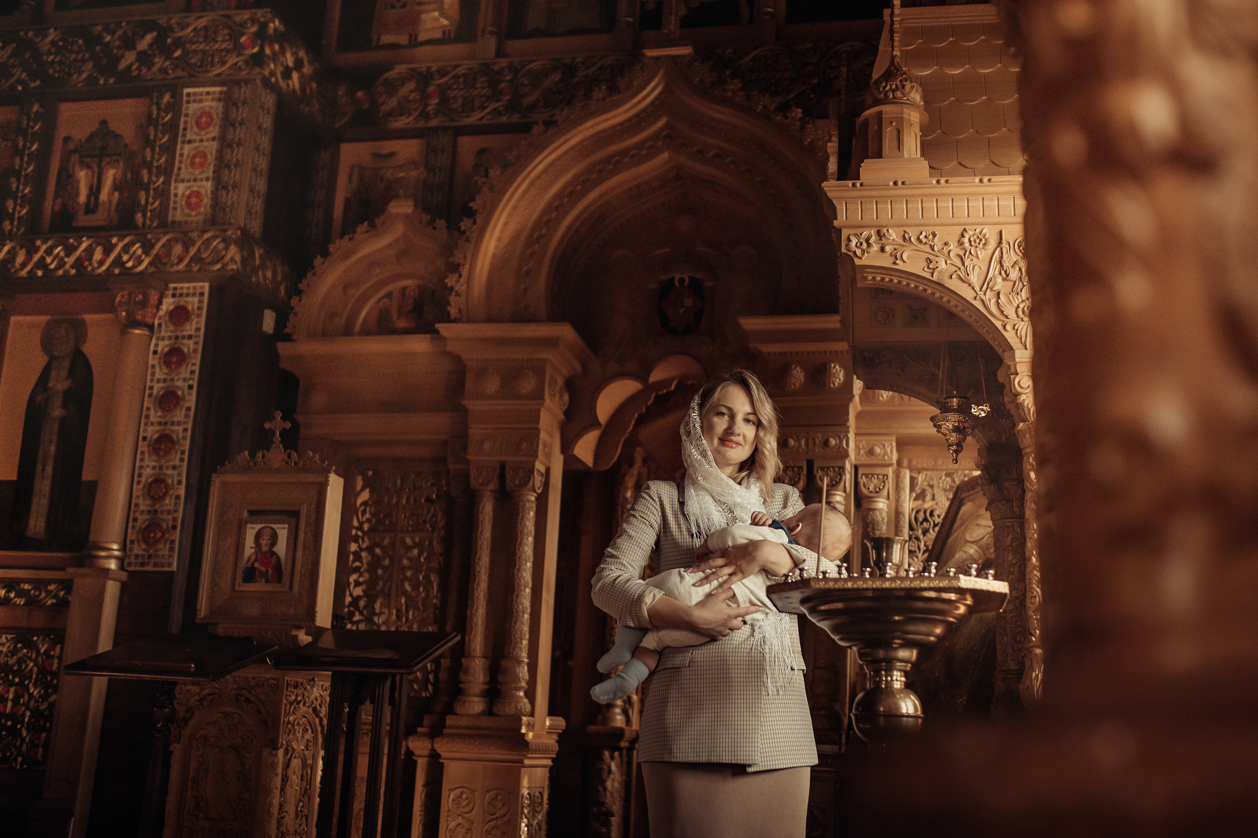 Крещение Михаила, Храм Серафима Саровского, Минск