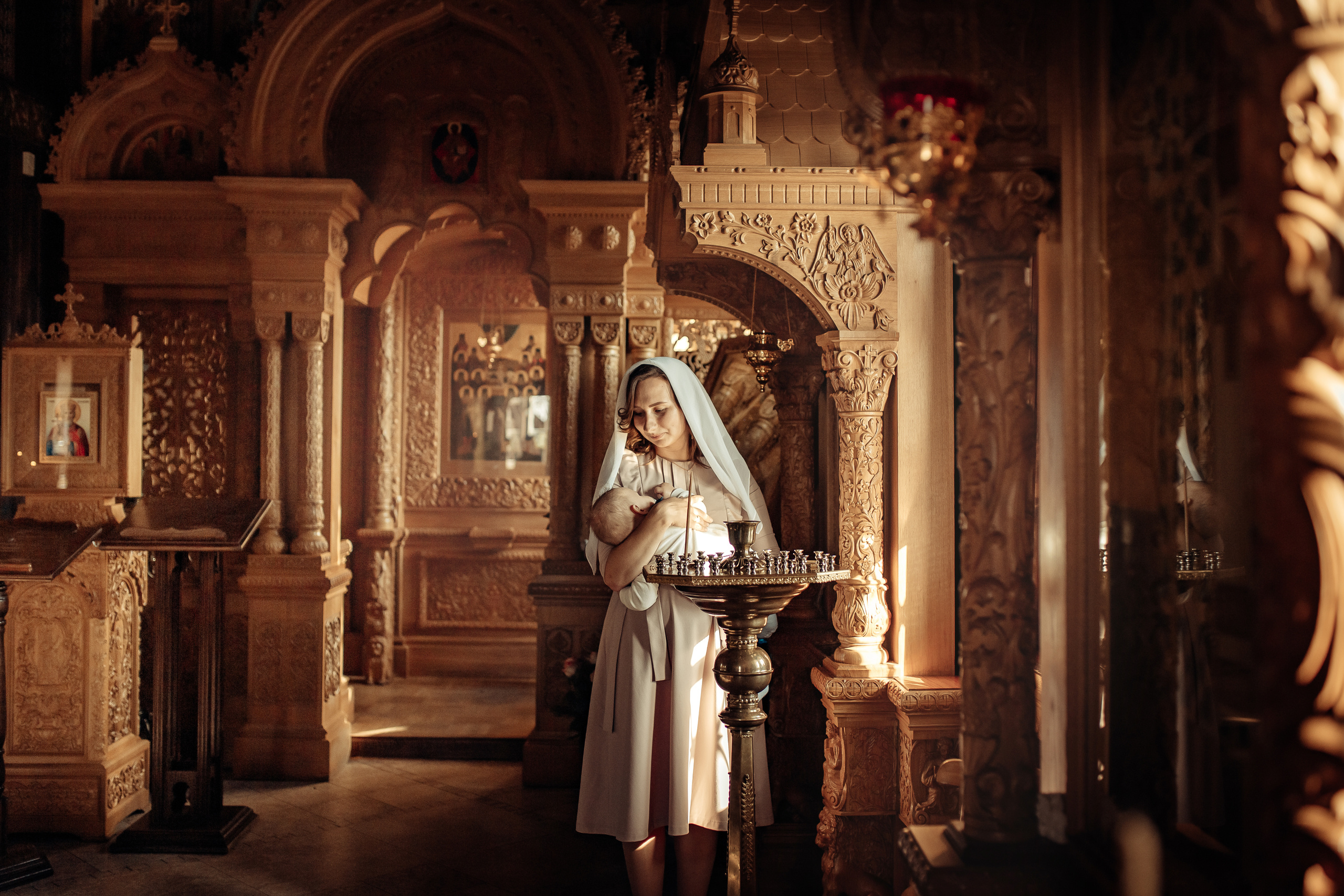 Крещение Михаила, Храм Серафима Саровского, Минск