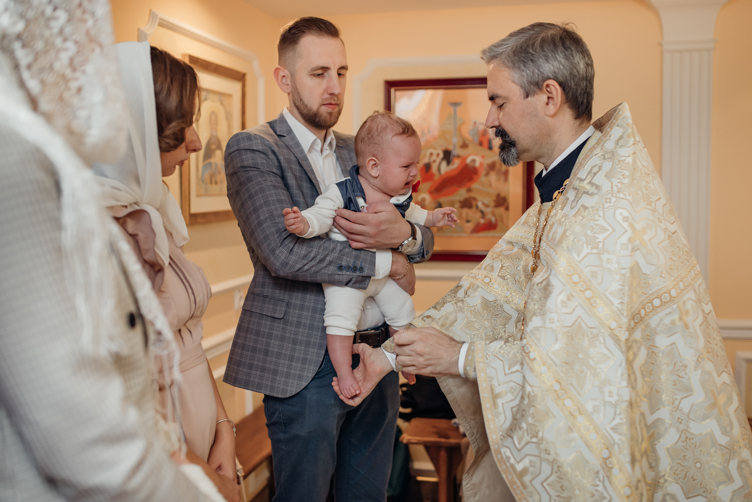 Крещение Михаила, Храм Серафима Саровского, Минск