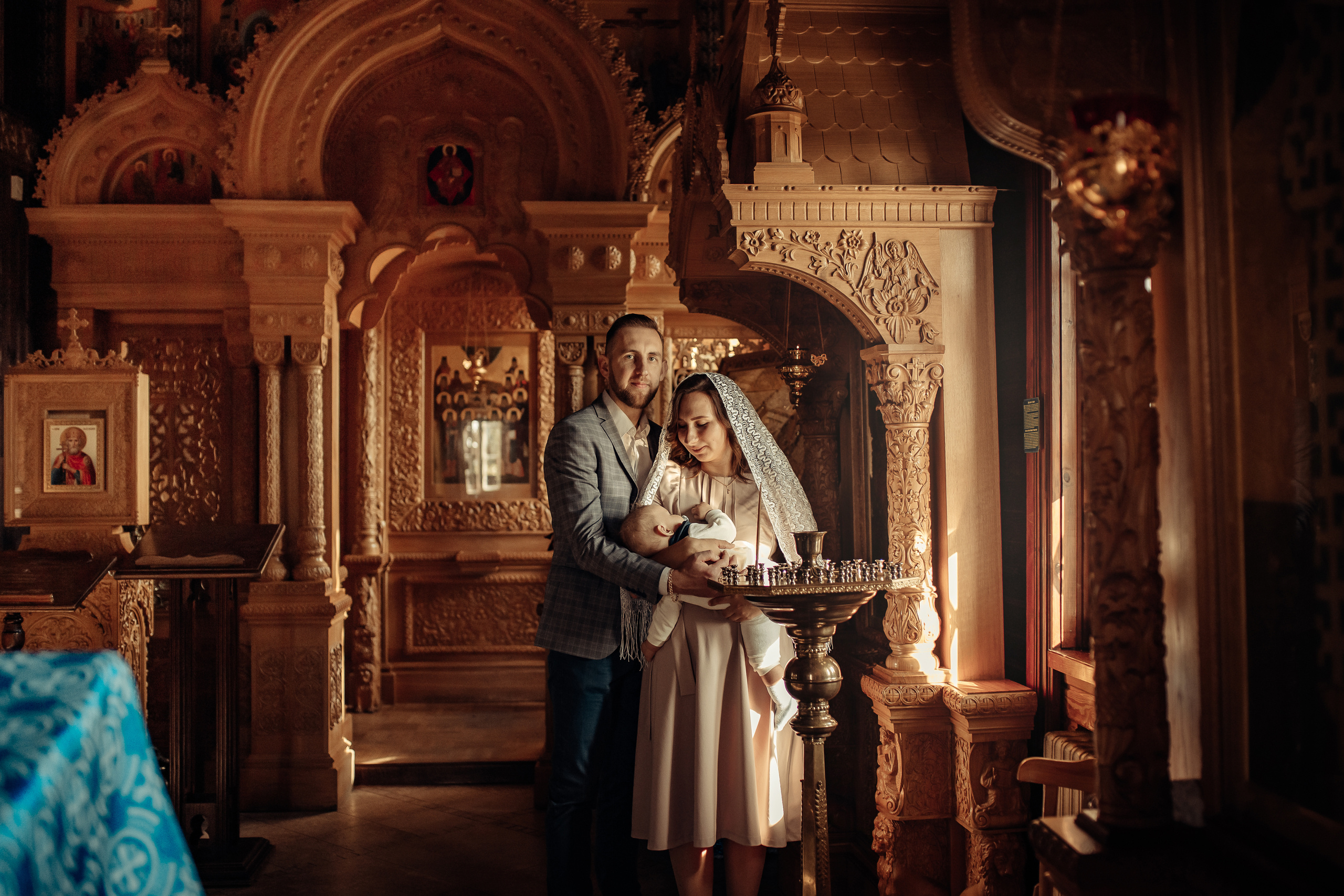 Крещение Михаила, Храм Серафима Саровского, Минск