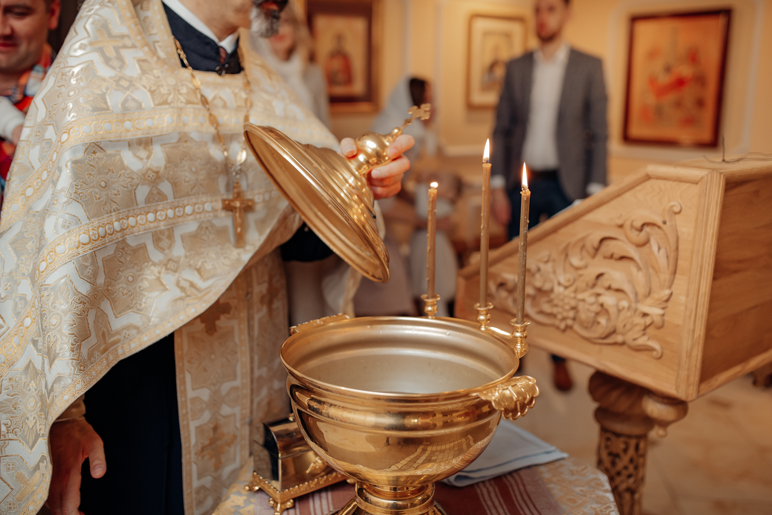 Крещение Михаила, Храм Серафима Саровского, Минск