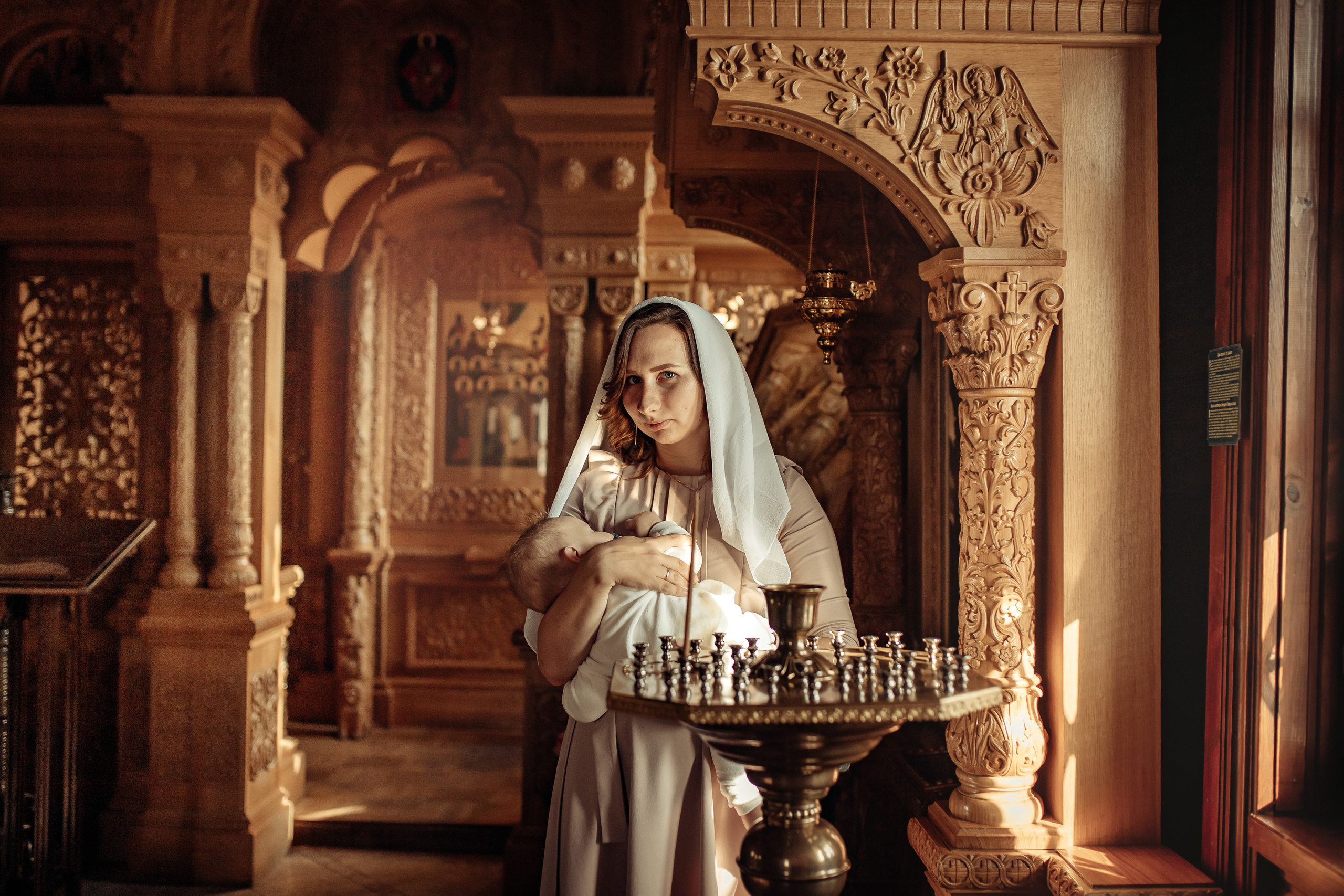 Крещение Михаила, Храм Серафима Саровского, Минск