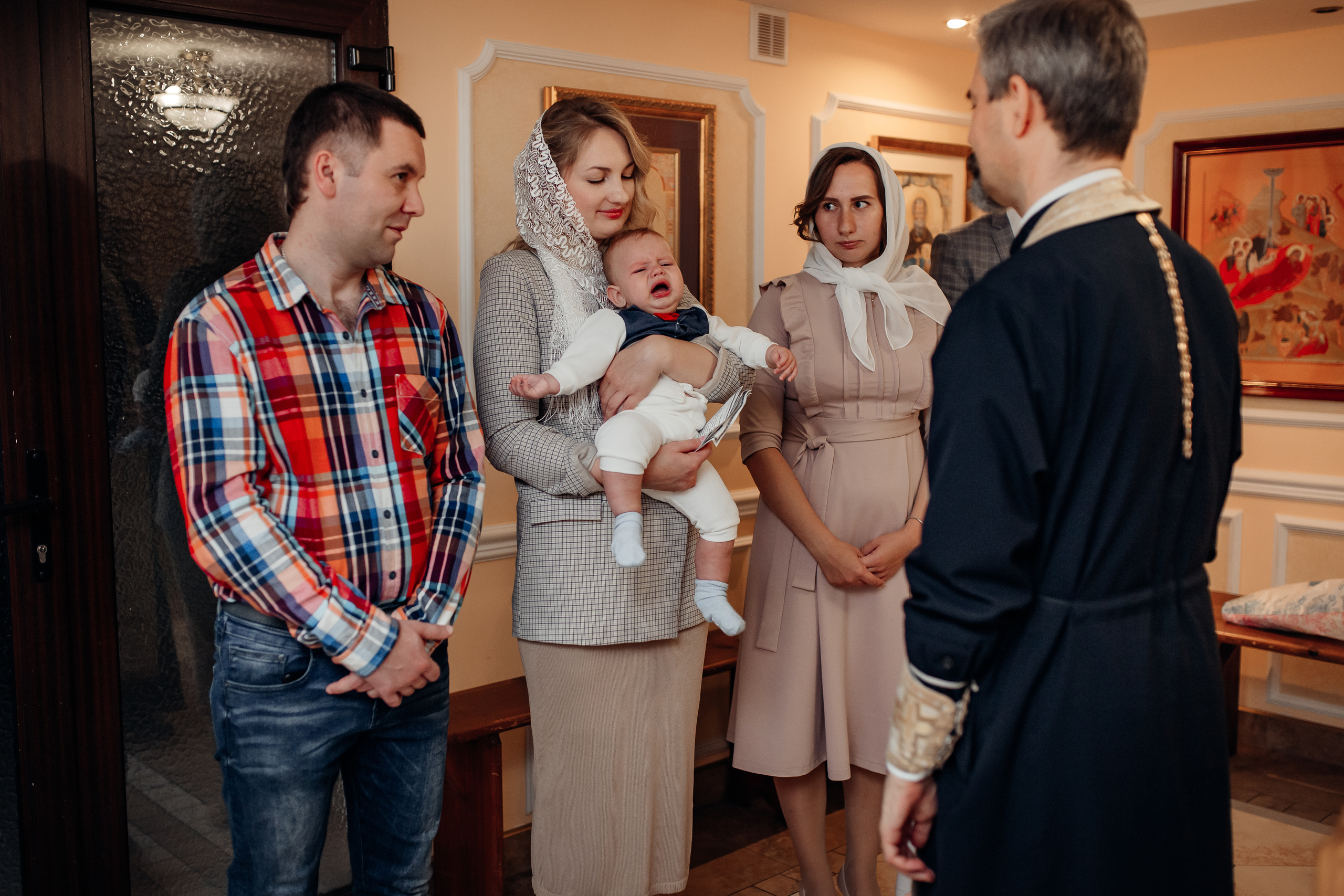 Крещение Михаила, Храм Серафима Саровского, Минск