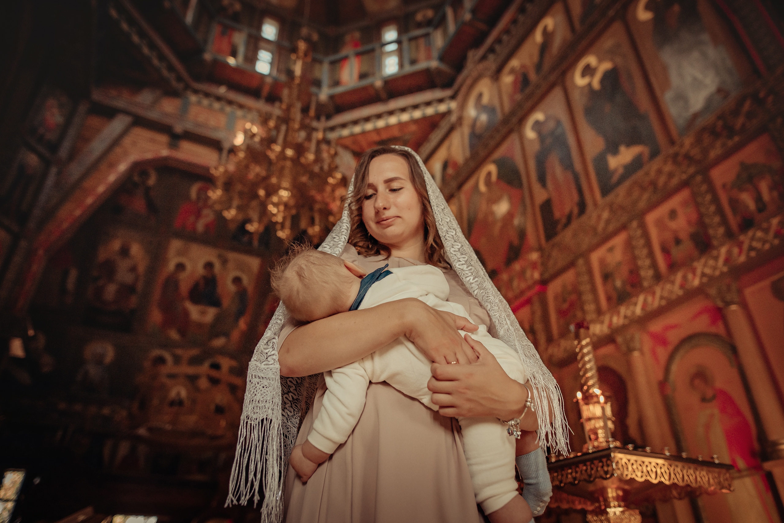 Крещение Михаила, Храм Серафима Саровского, Минск