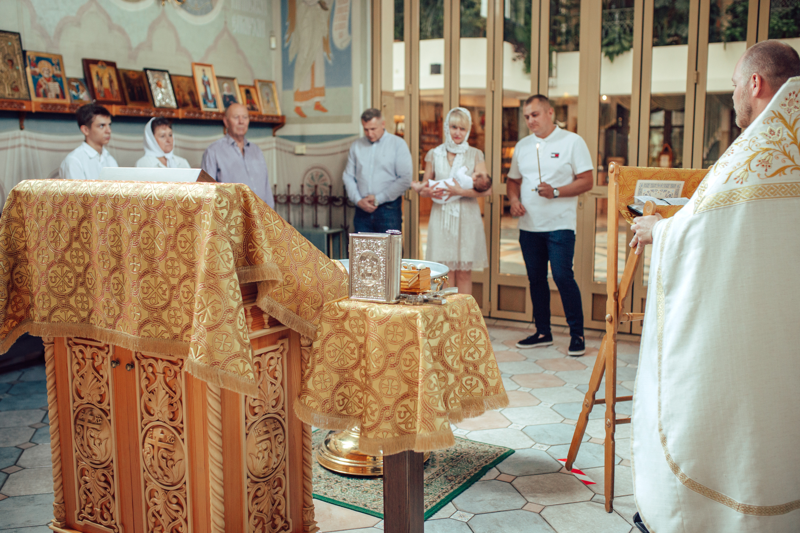 Крещение Никиты, Храм Иова Многострадального (Дом Милосердия), Минск