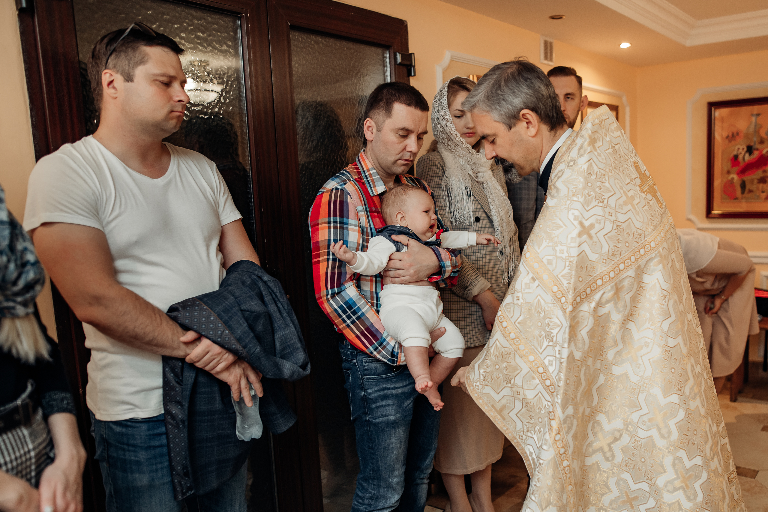 Крещение Михаила, Храм Серафима Саровского, Минск