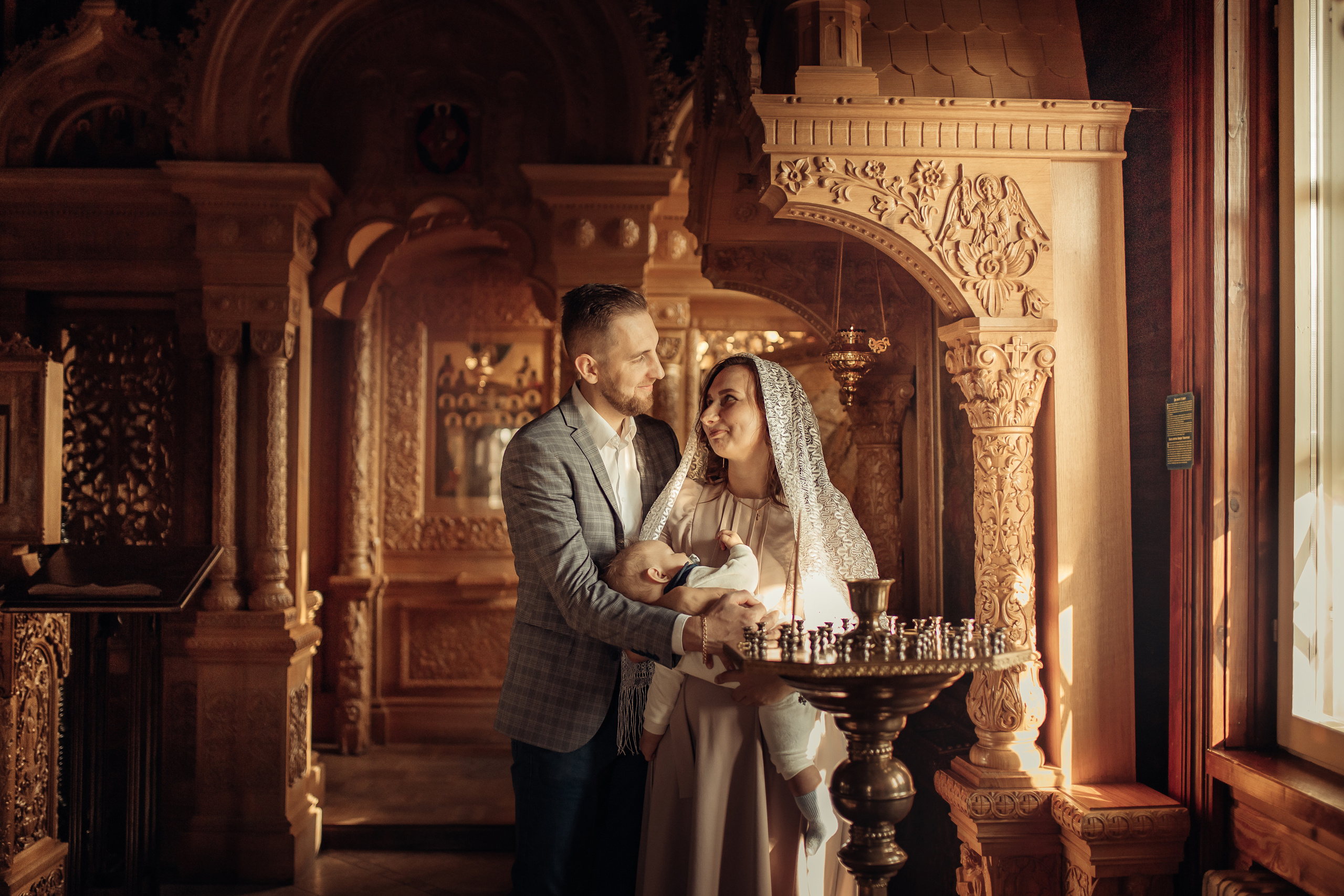 Крещение Михаила, Храм Серафима Саровского, Минск