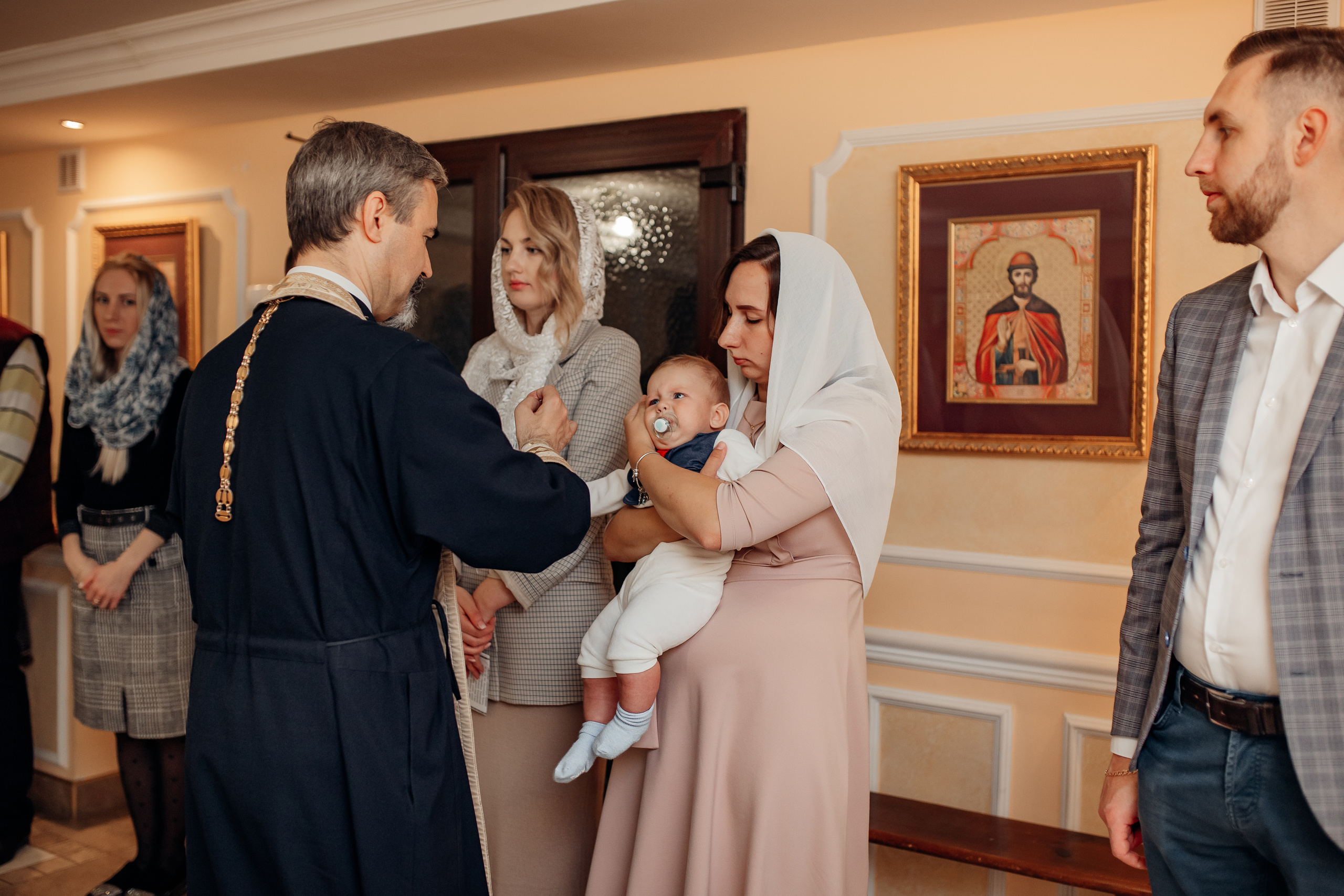 Крещение Михаила, Храм Серафима Саровского, Минск