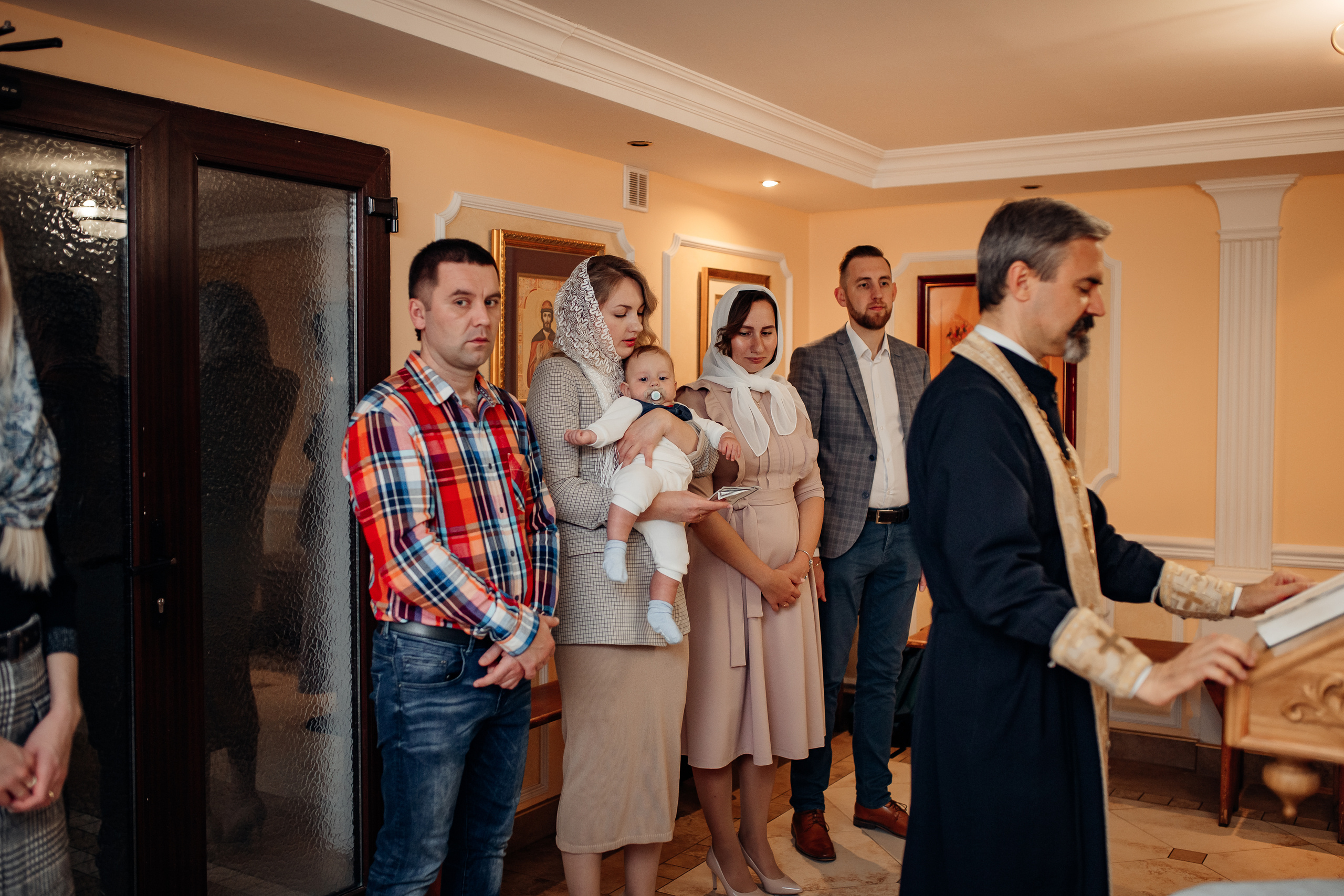 Крещение Михаила, Храм Серафима Саровского, Минск