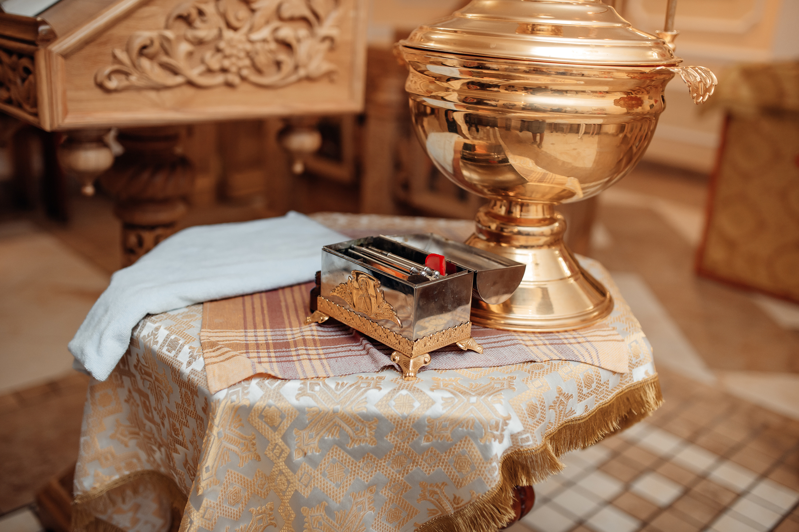 Крещение Михаила, Храм Серафима Саровского, Минск