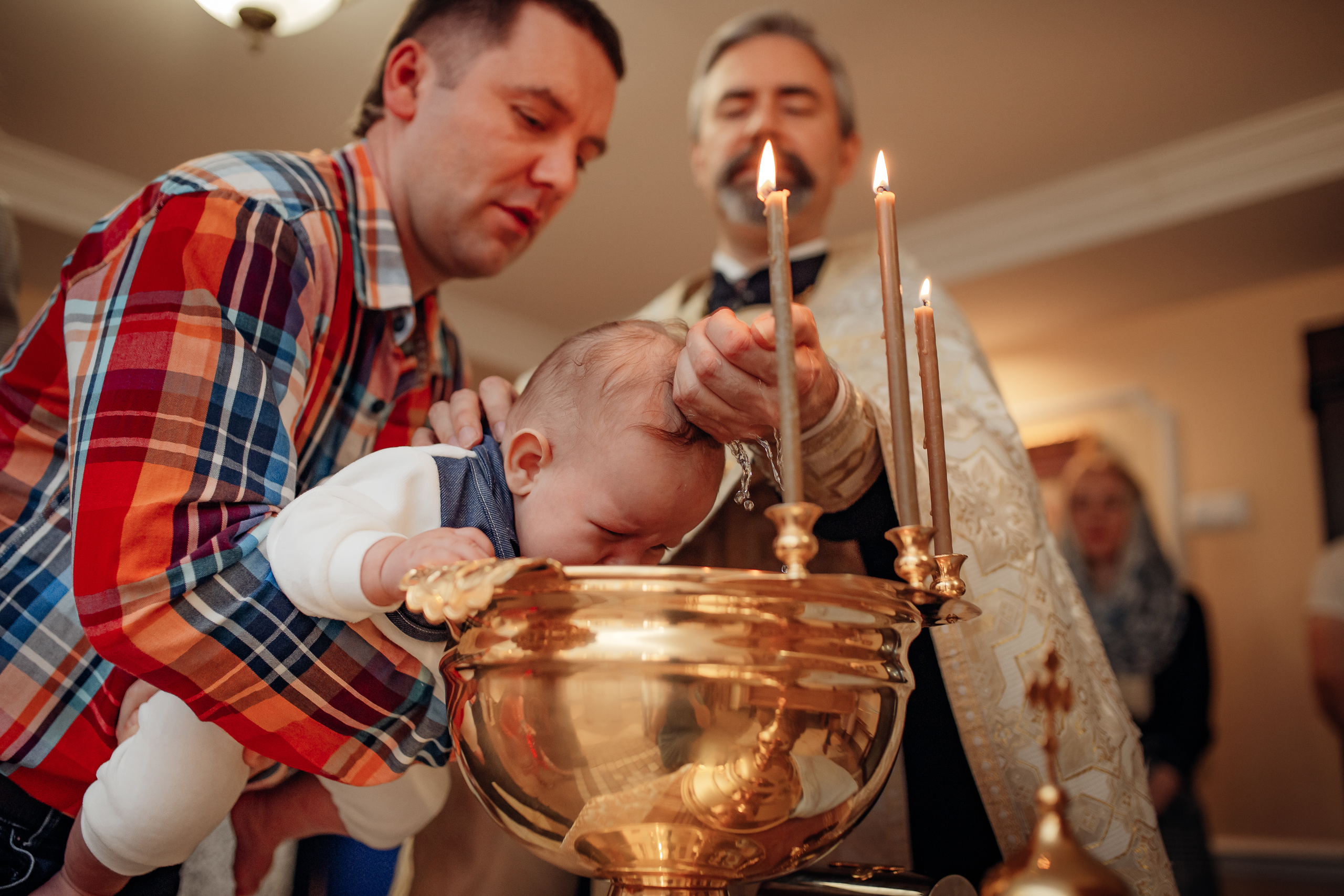 Крещение Михаила, Храм Серафима Саровского, Минск