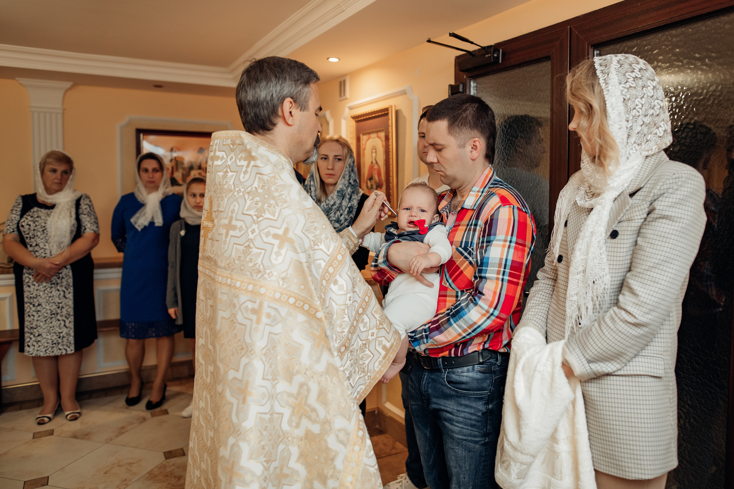 Крещение Михаила, Храм Серафима Саровского, Минск