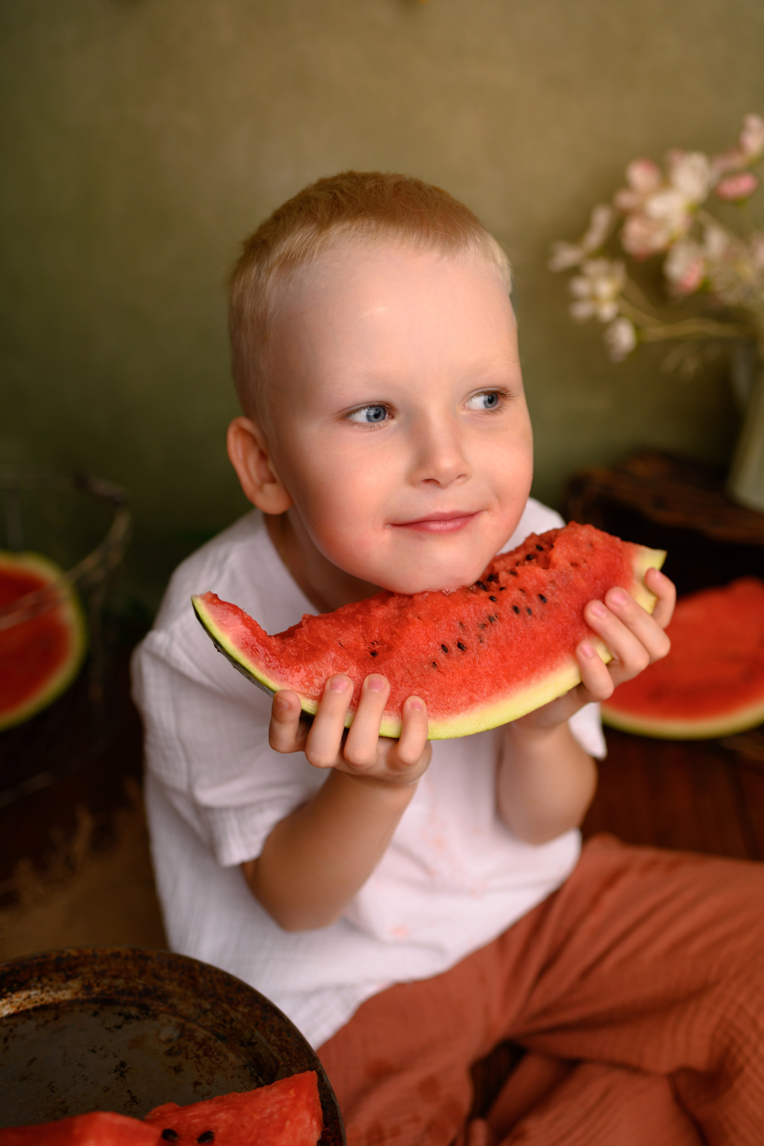 Фотопроект арбузик. Семейный, детский фотограф в Москве Дегтярева Анастасия