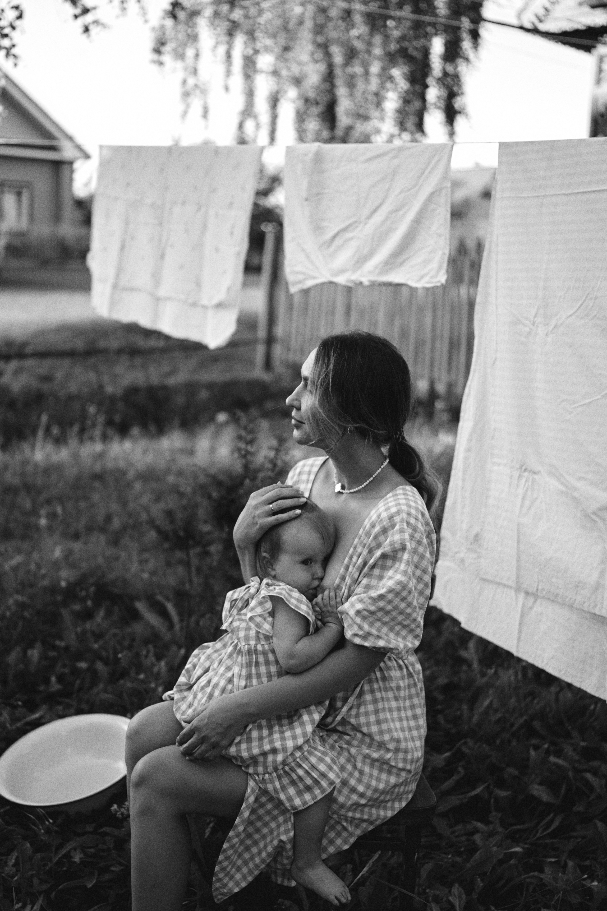 Лето, стирка и закат. Фотограф Киров Анжелика Некрасова