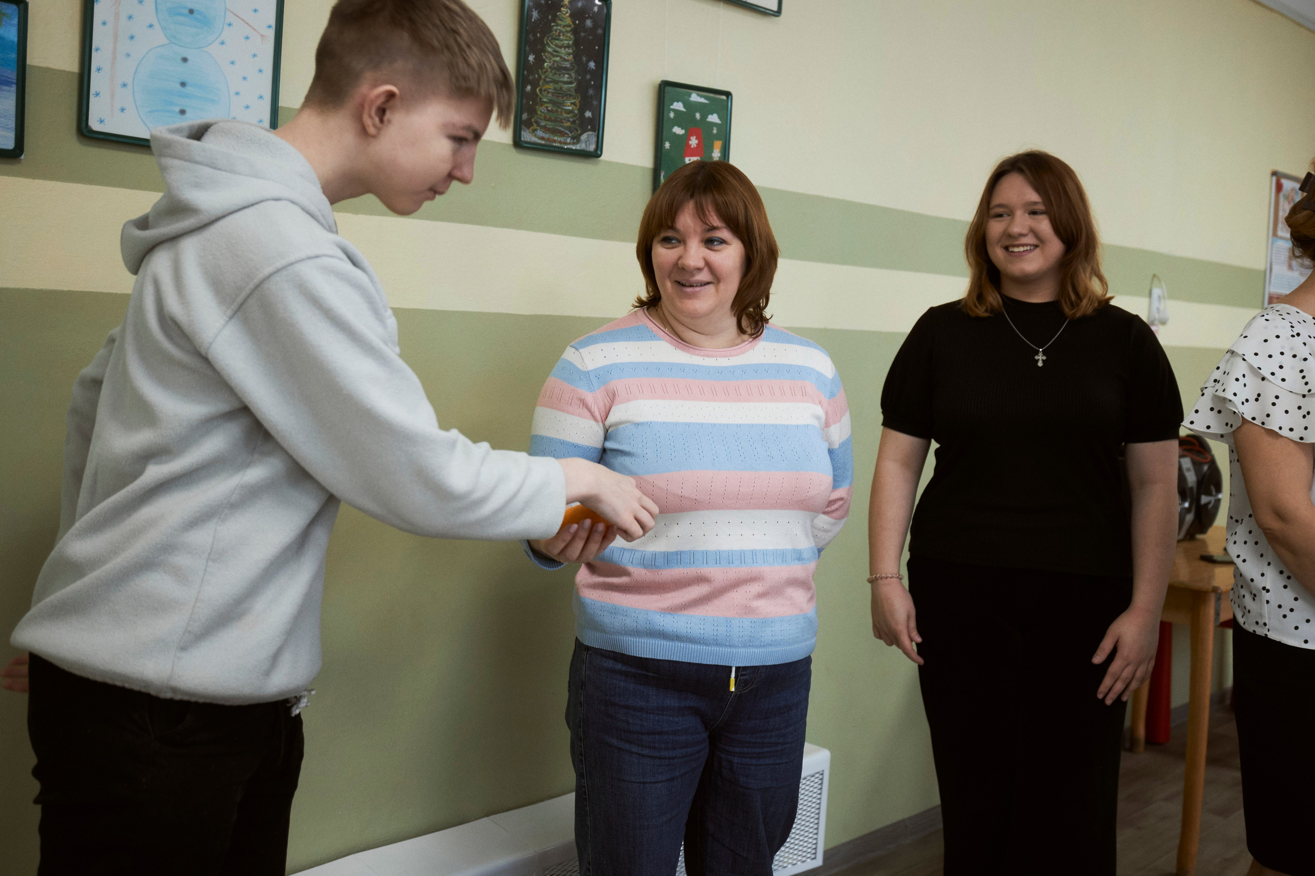 Новогоднее поздравление детей в детском центре Бологое. Анна Потявина. Фотограф Москва