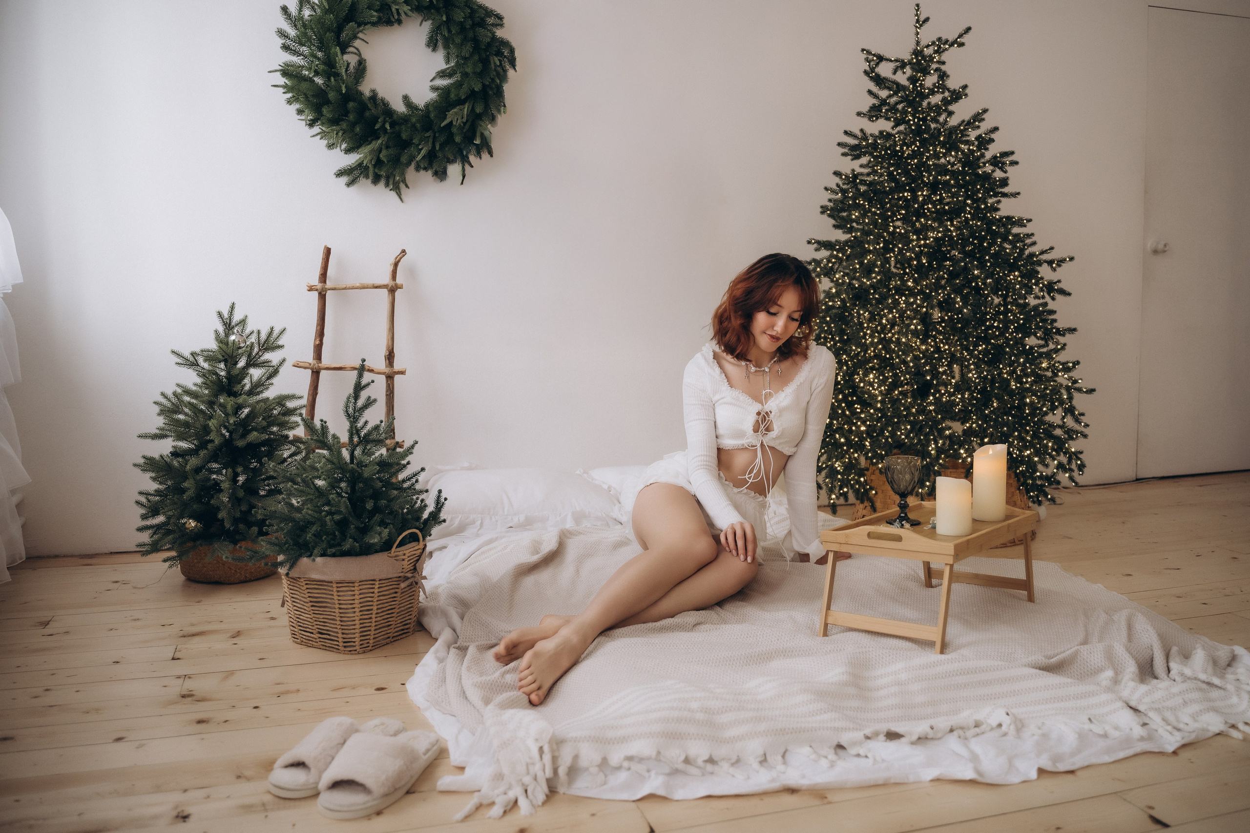 Диана, Фотосессия ко Дню Рождения в новогодней студии. Семейный фотограф в Белгороде Амелина Алина