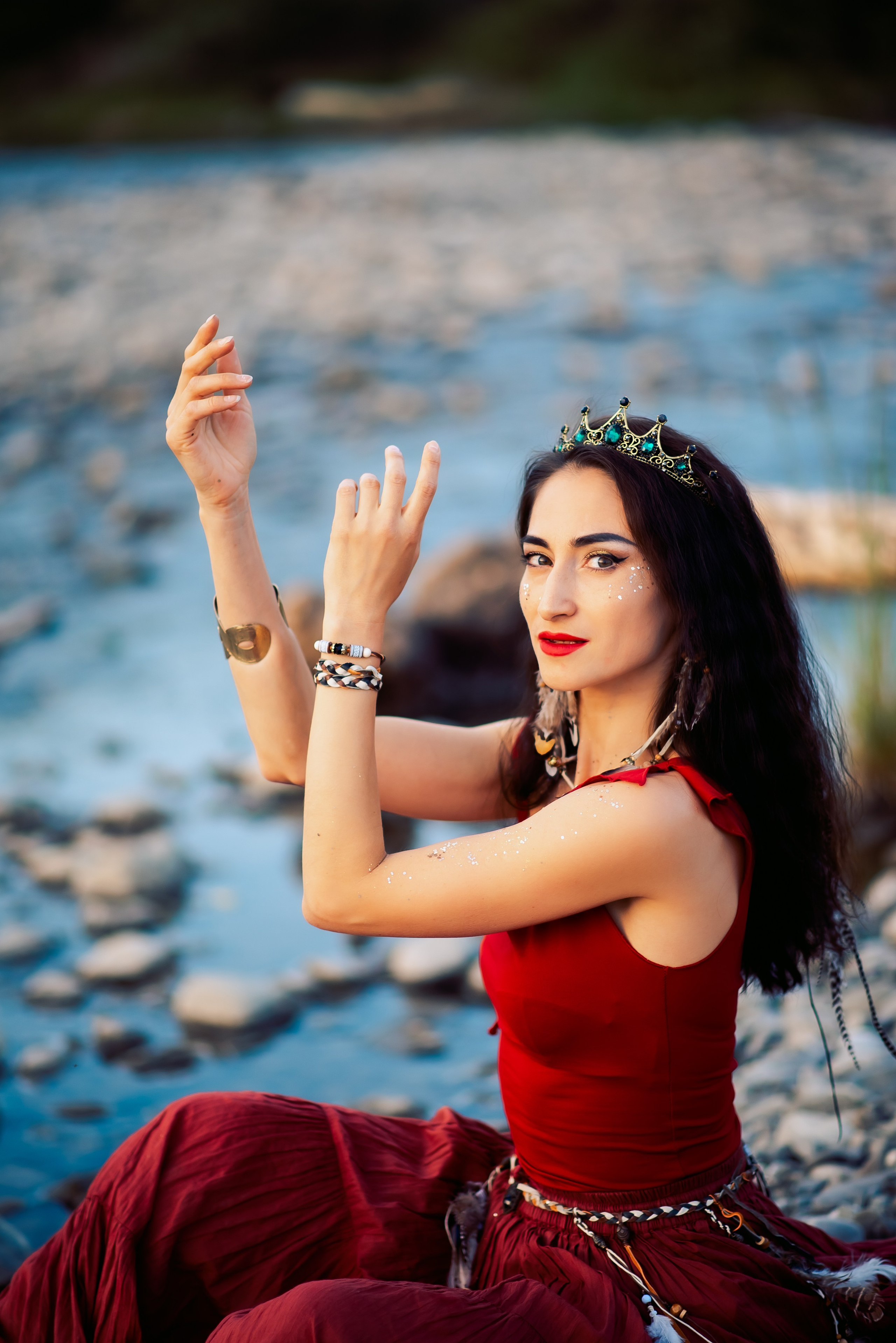 У костра. Семейный и женский фотограф Лоо Краснодар Сочи Энем Татьяна Трибурт