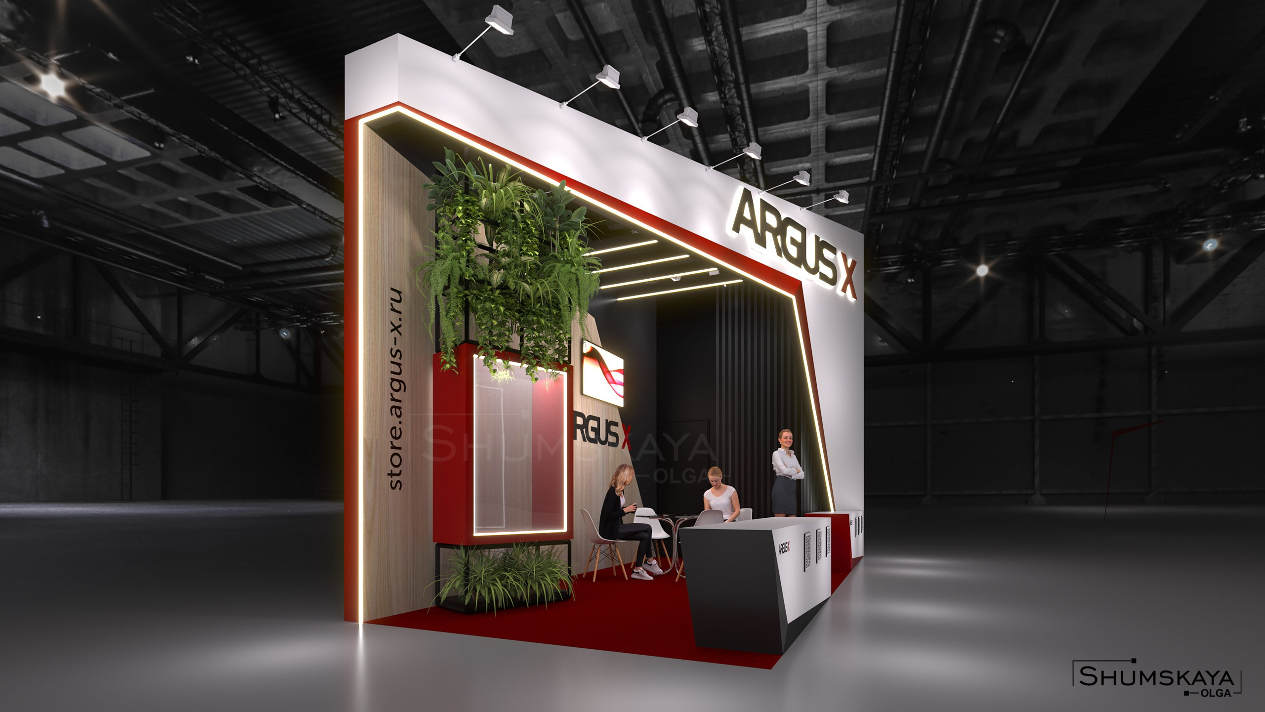 Дизайн выставочного стенда АРГУС X. Выставочные стенды. Студия интерьера
